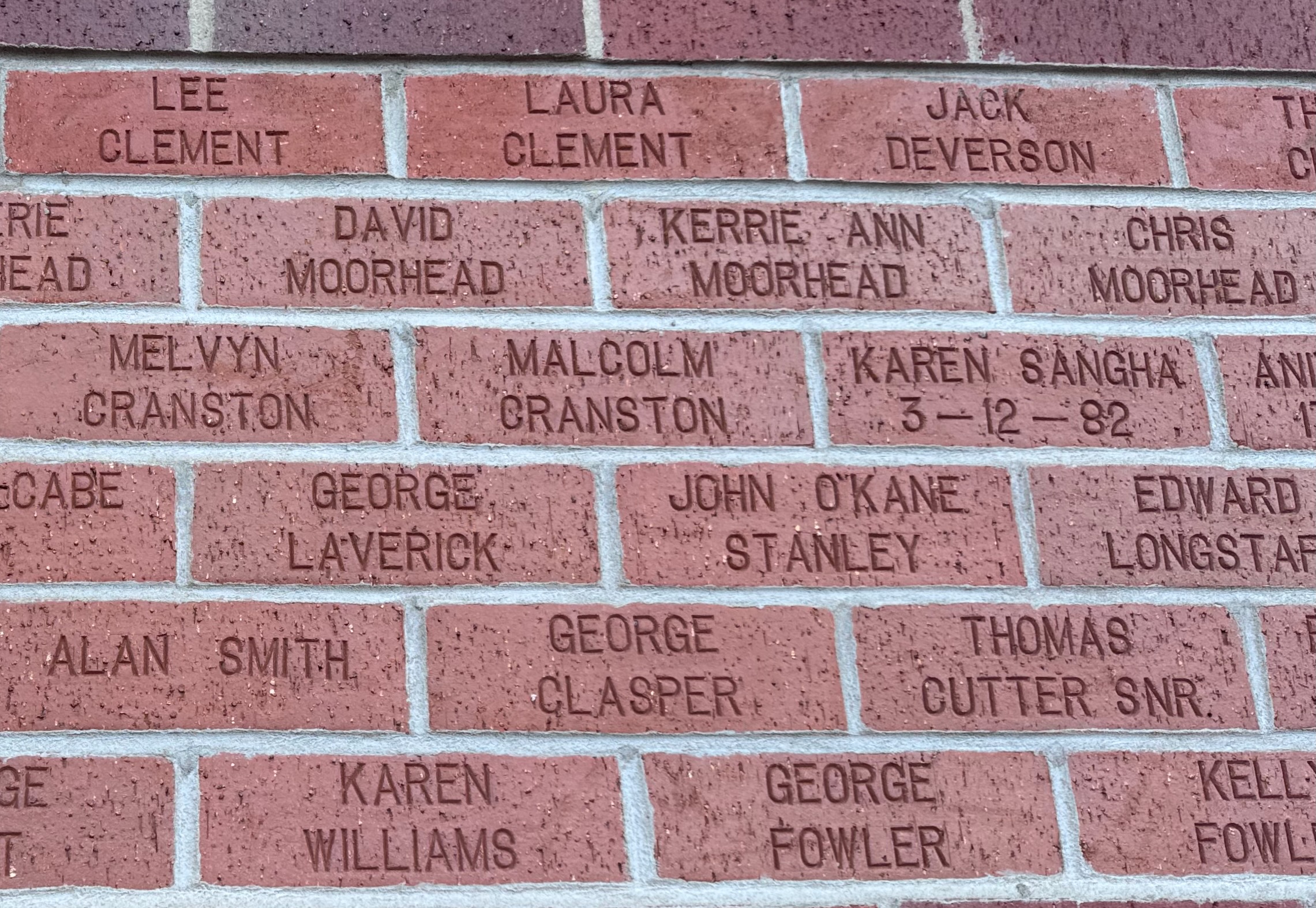 Image of brick for DAVID MOORHEAD