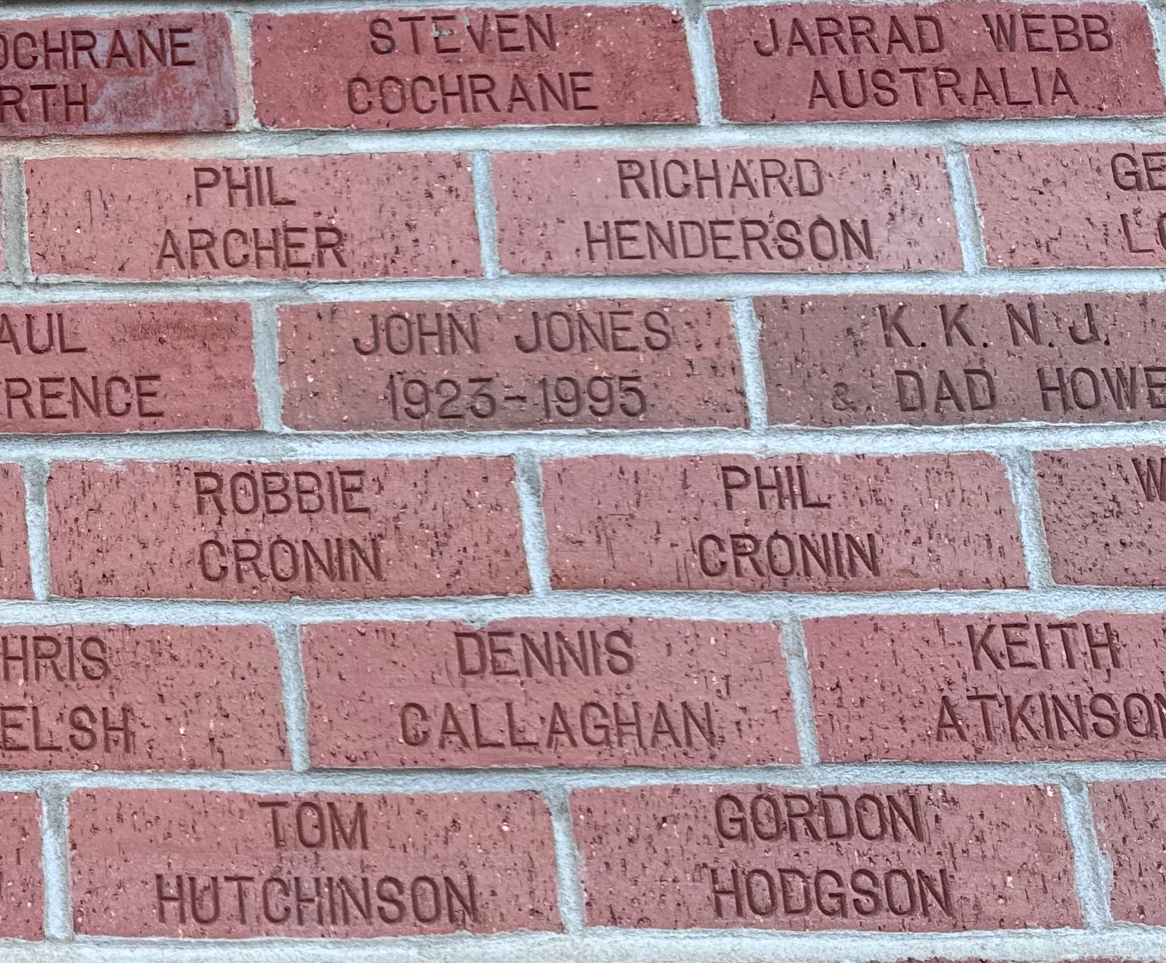 Image of brick for DENNIS CALLAGHAN