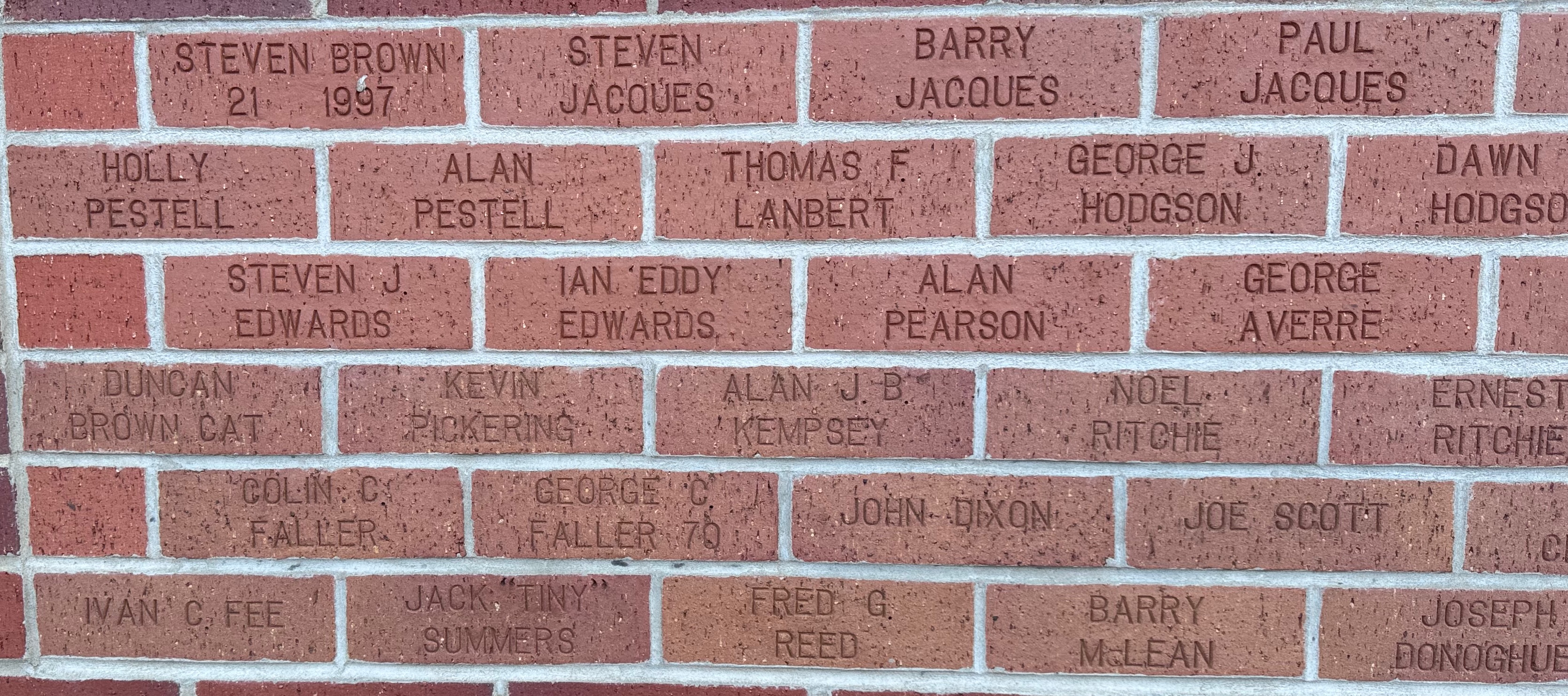 Image of brick for BARRY JACQUES