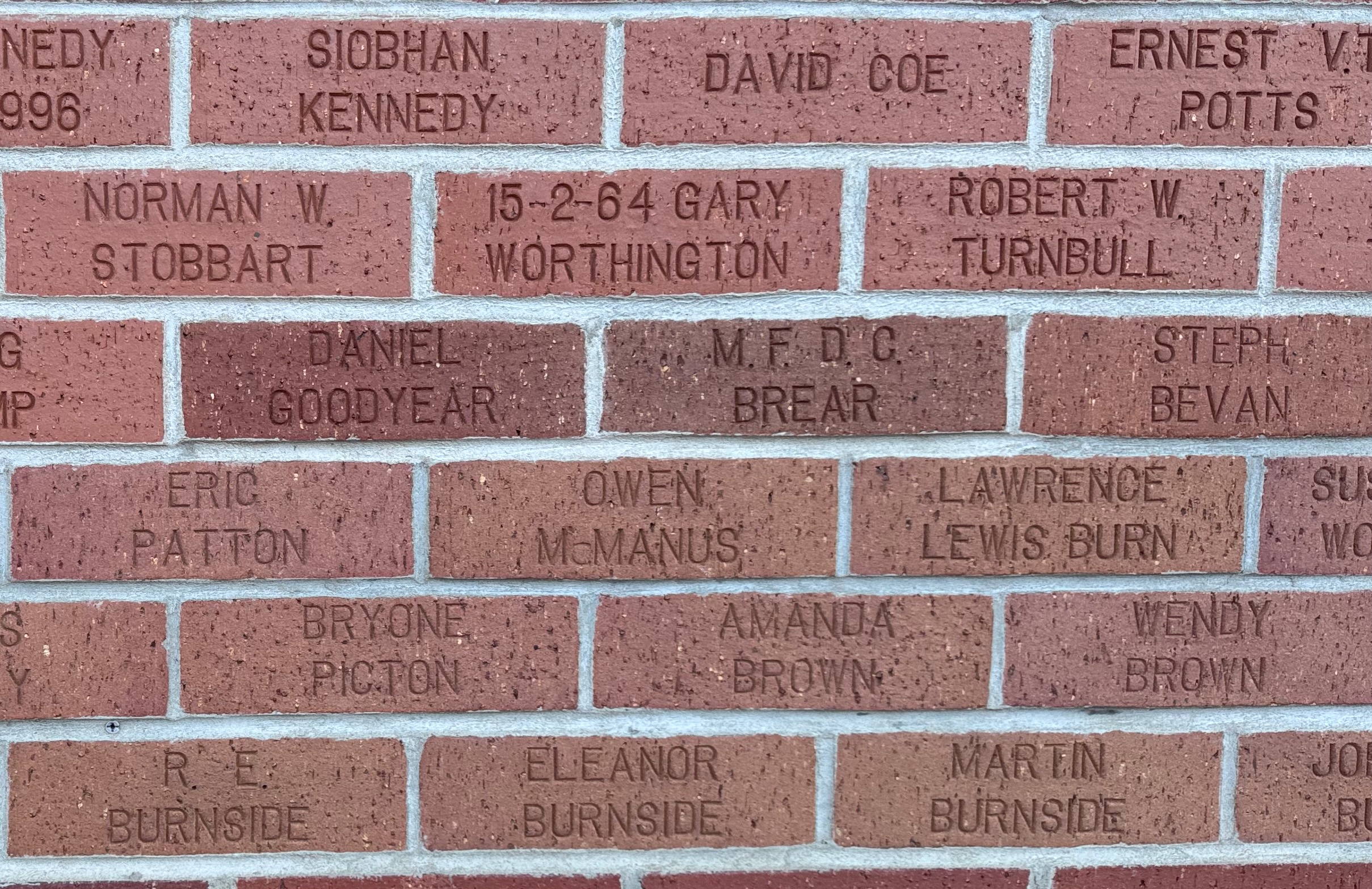Image of brick for OWEN McMANUS