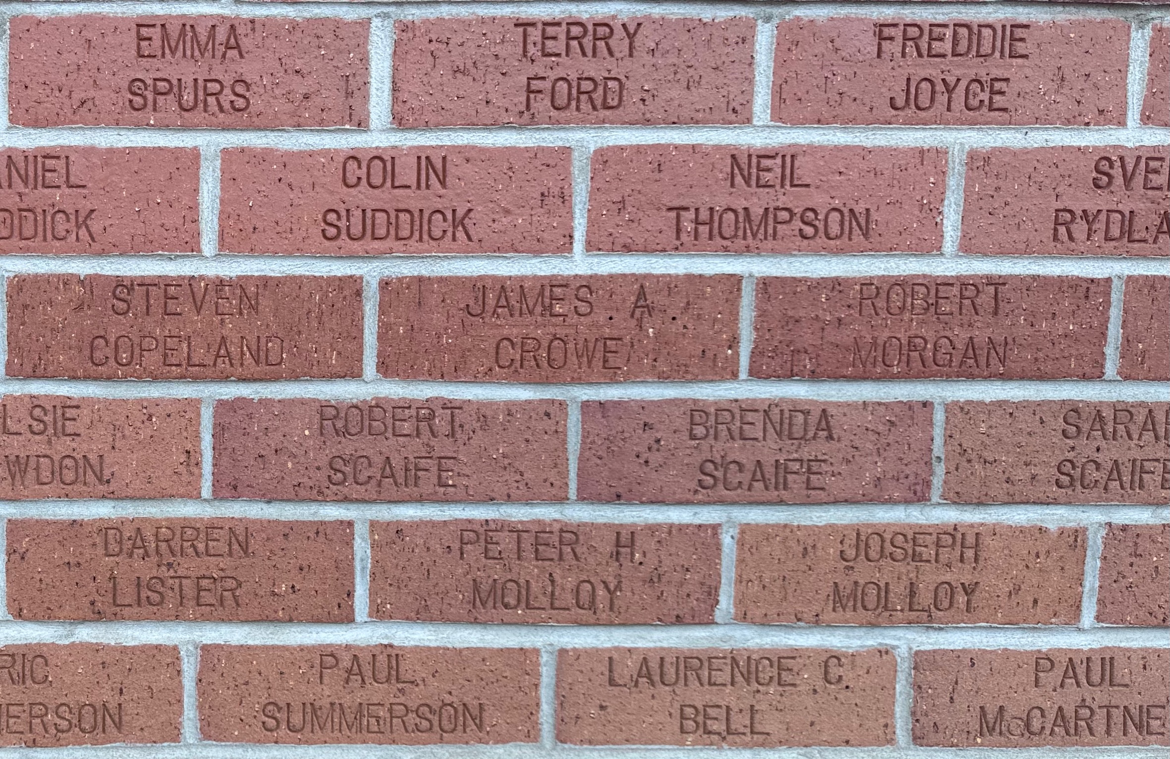 Image of brick for JAMES A. CROWE