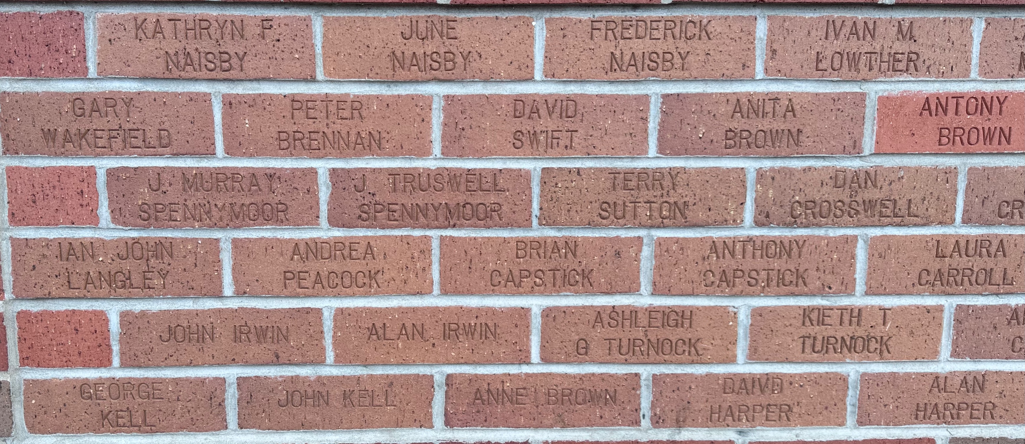 Image of brick for KATHRYN F NAISBY