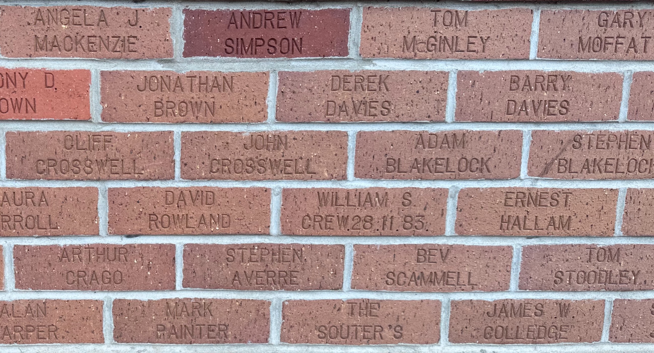 Image of brick for BARRY DAVIES