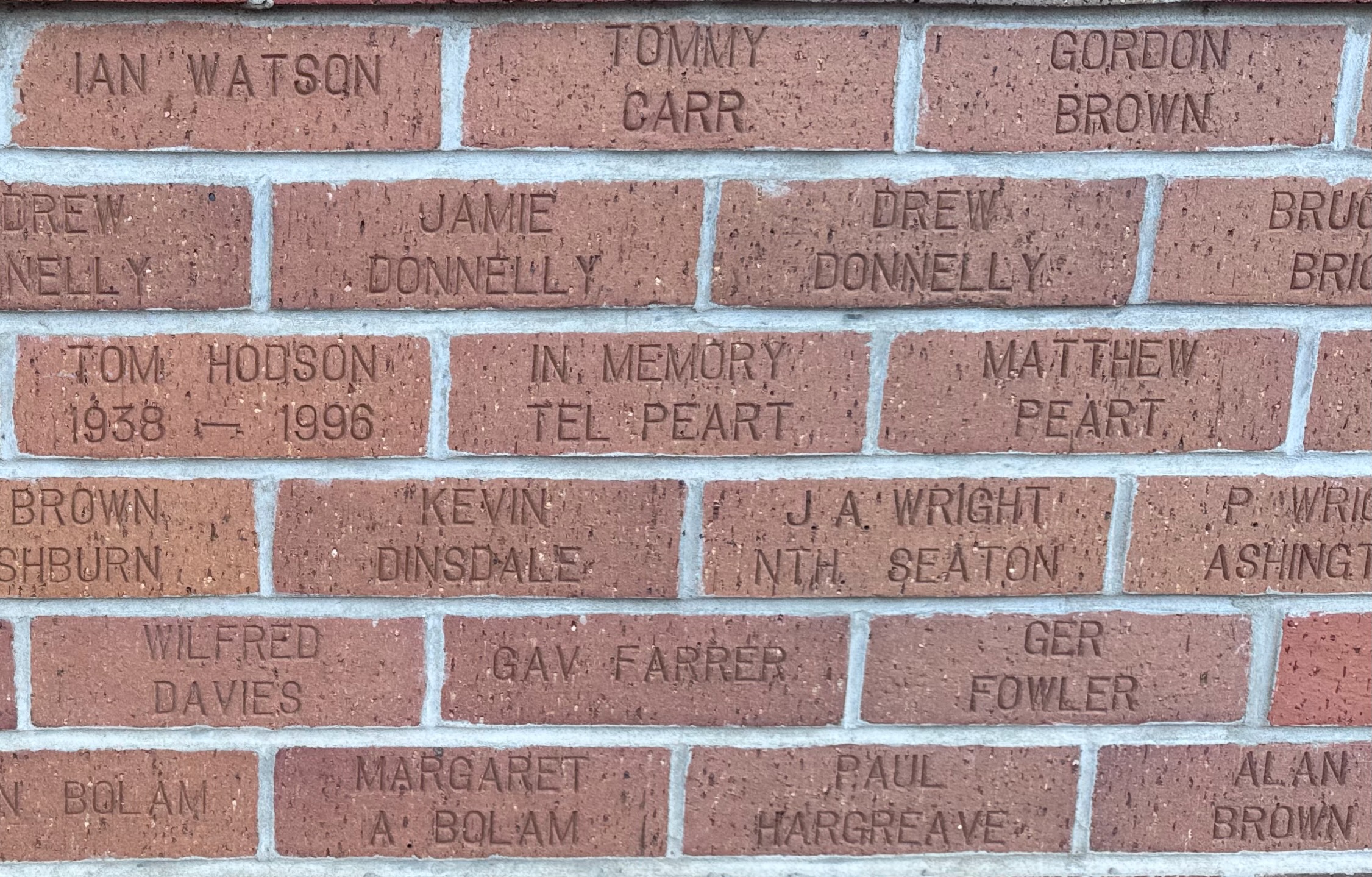Image of brick for TOMMY CARR