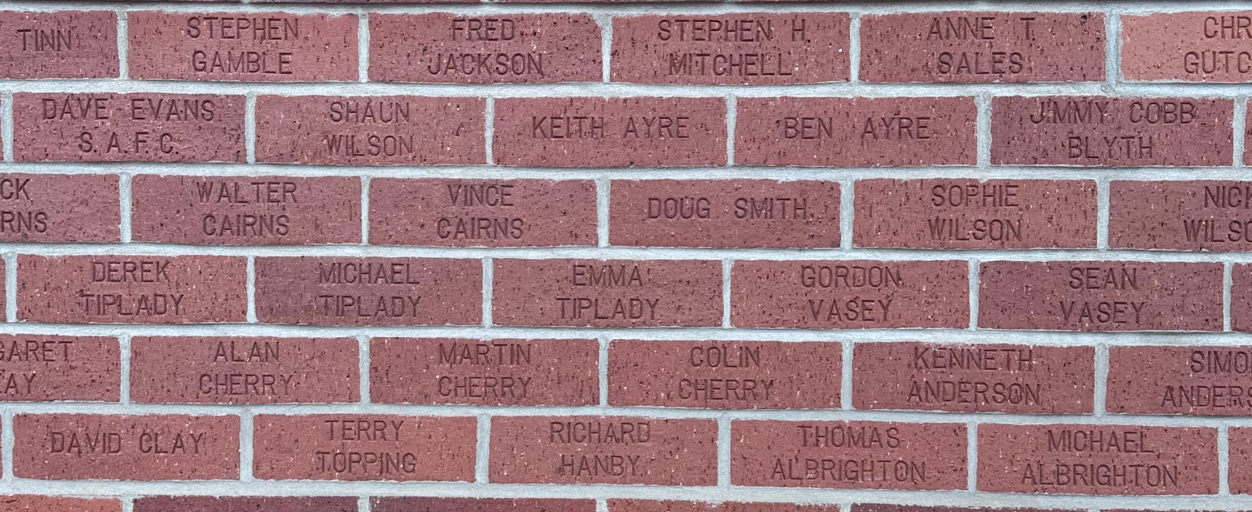 Image of brick for KEITH AYRE