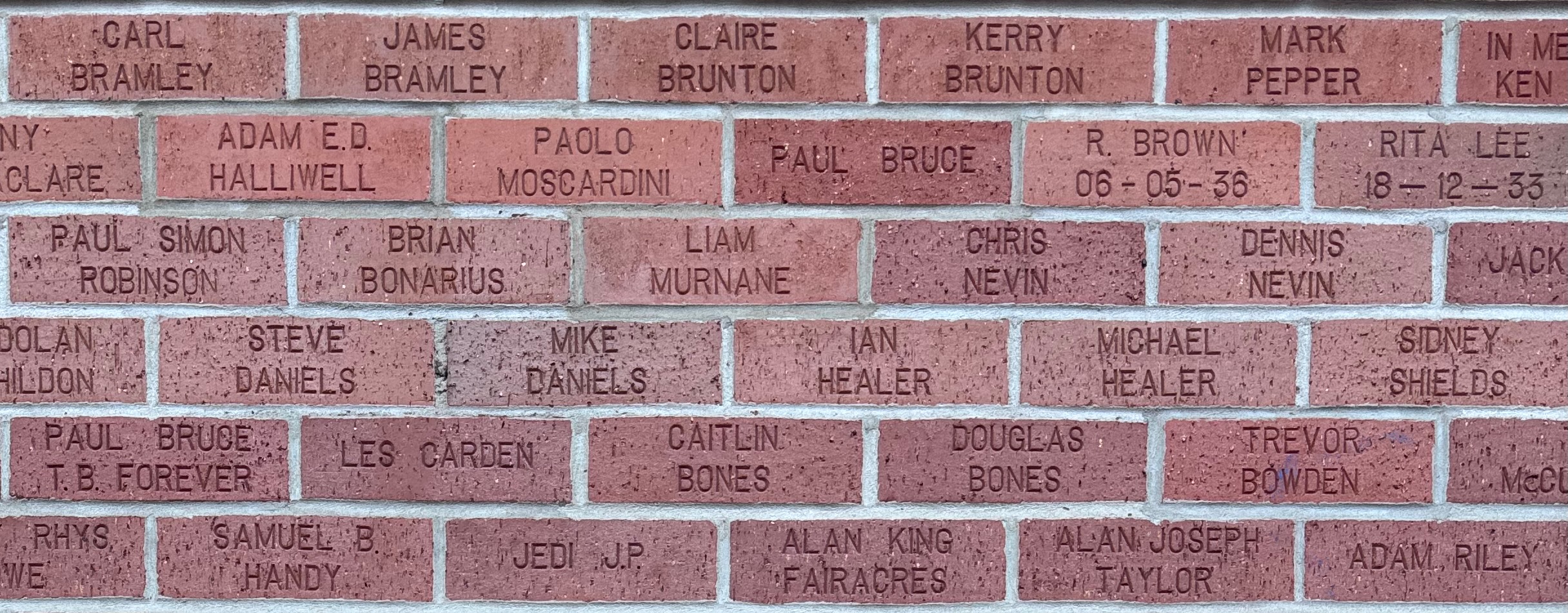 Image of brick for MICHAEL HEALER