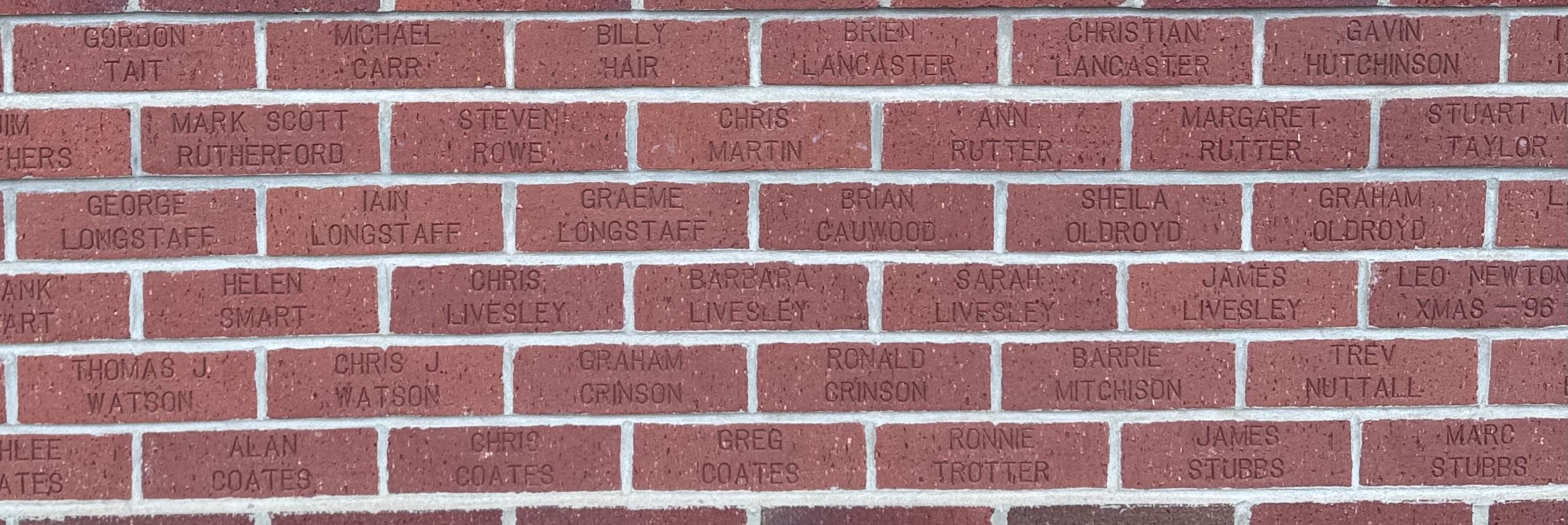 Image of brick for MARGARET RUTTER