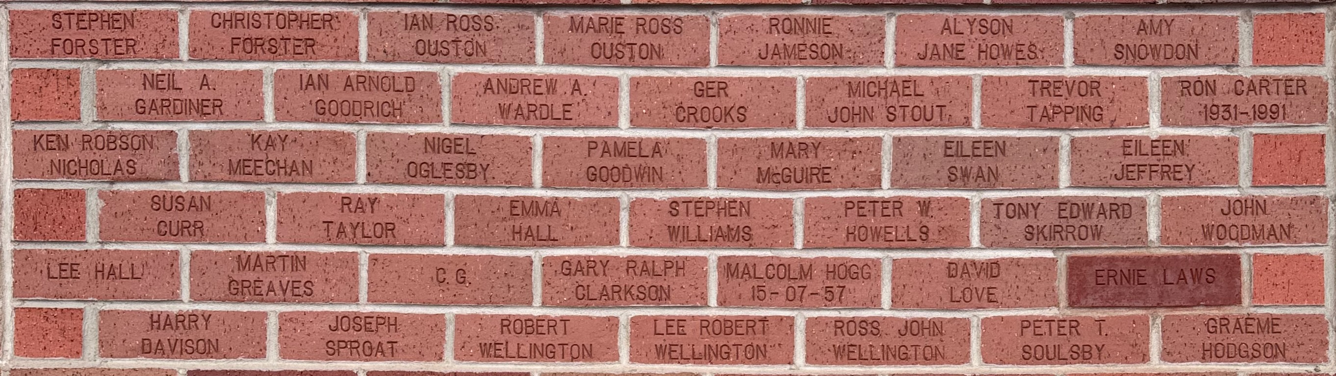 Image of brick for CHRISTOPHER FORSTER