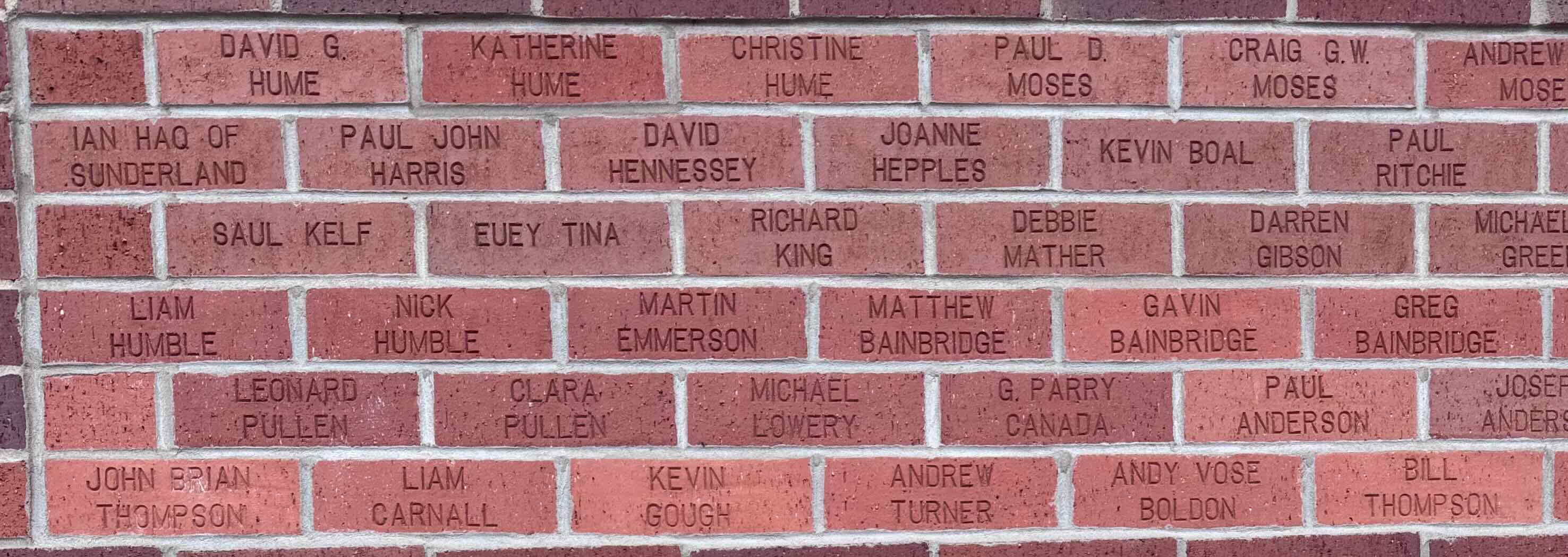 Image of brick for JOHN BRIAN THOMPSON