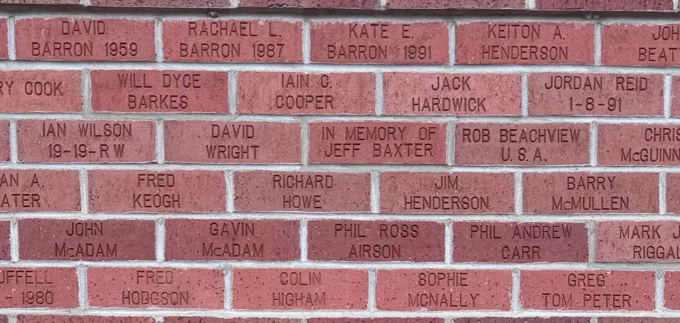 Image of brick for DAVID WRIGHT