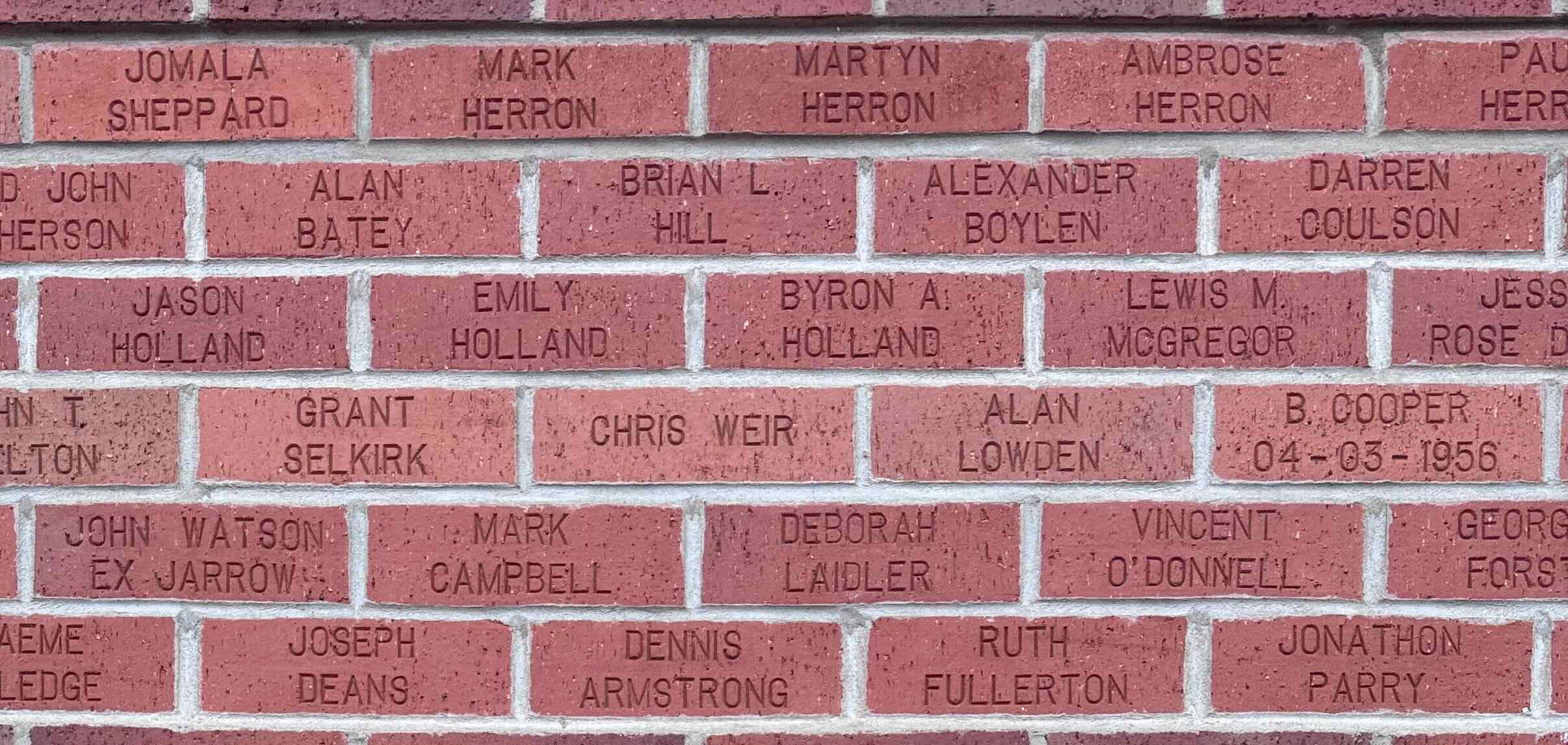 Image of brick for VINCENT O'DONNELL