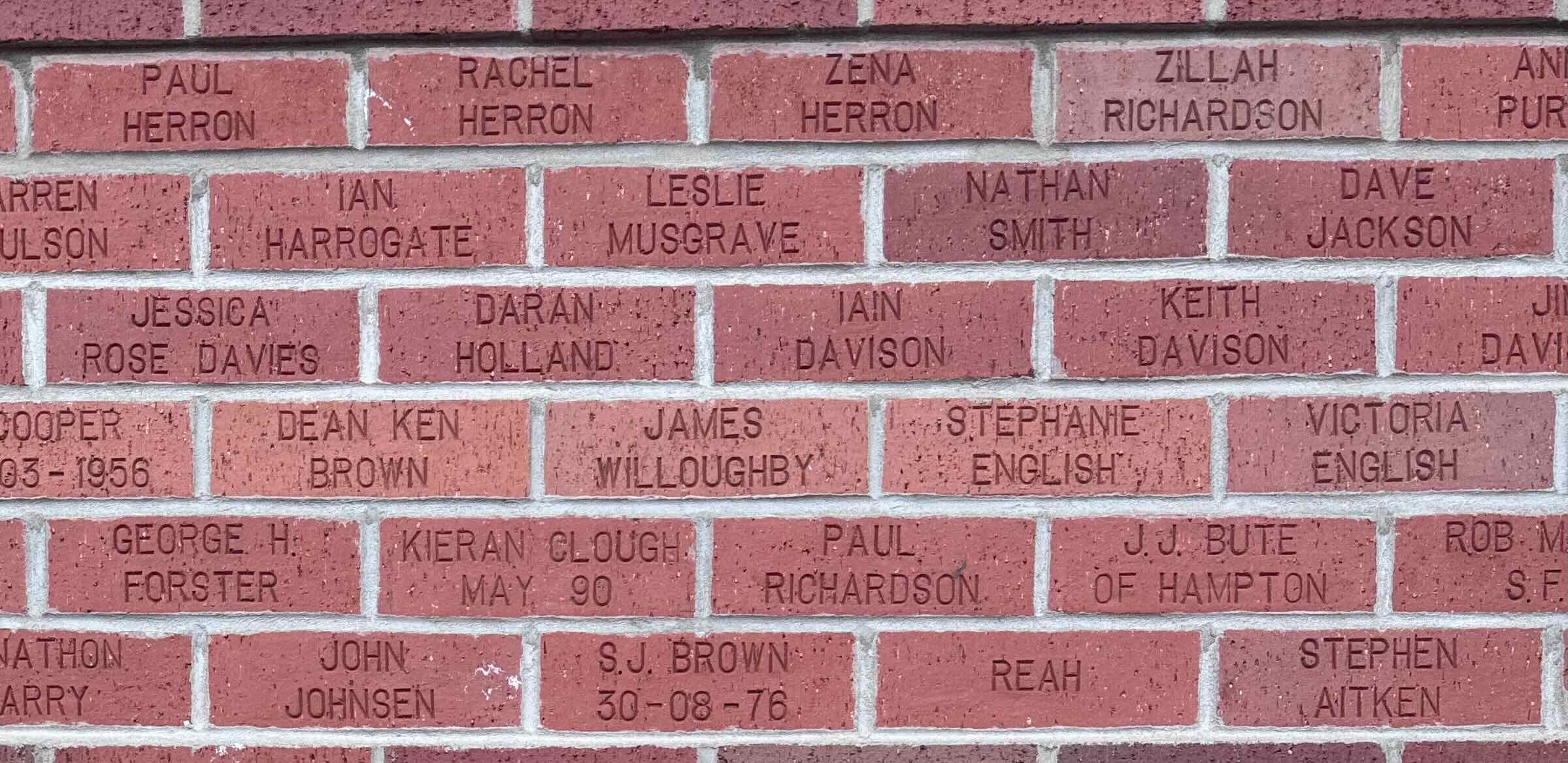 Image of brick for JESSICA ROSE DAVIES