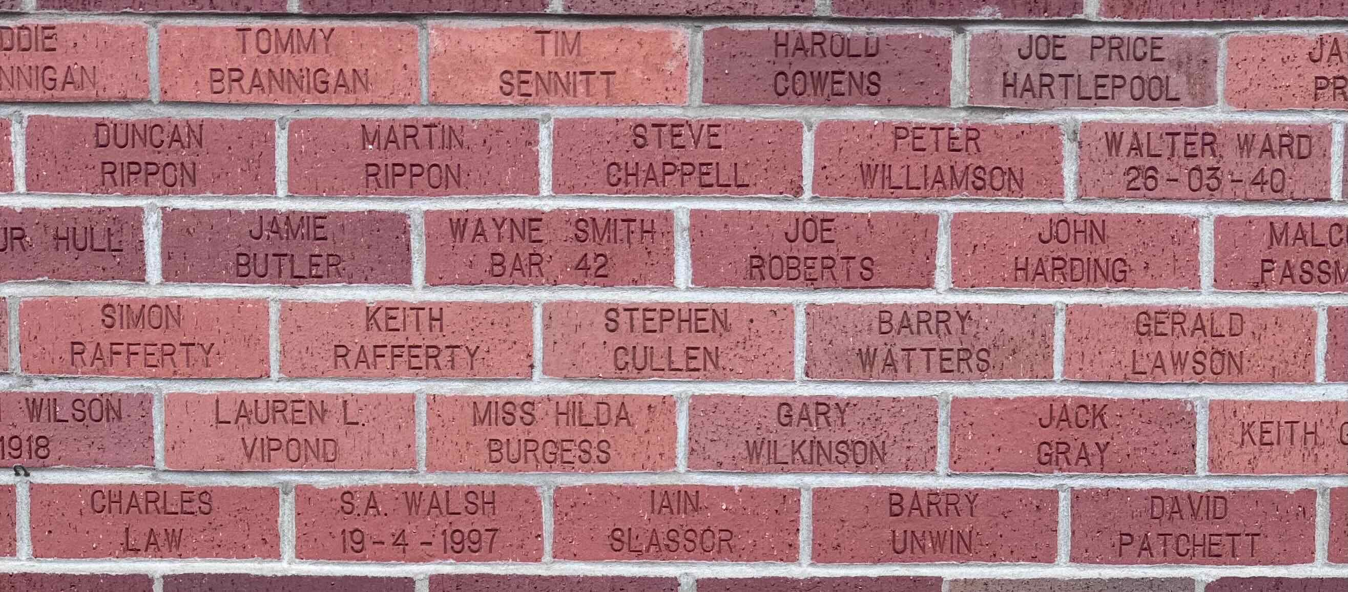 Image of brick for WAYNE SMITH BAR 42