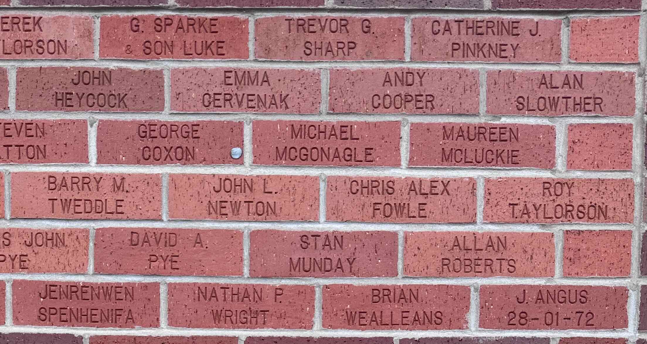 Image of brick for TREVOR G SHARP