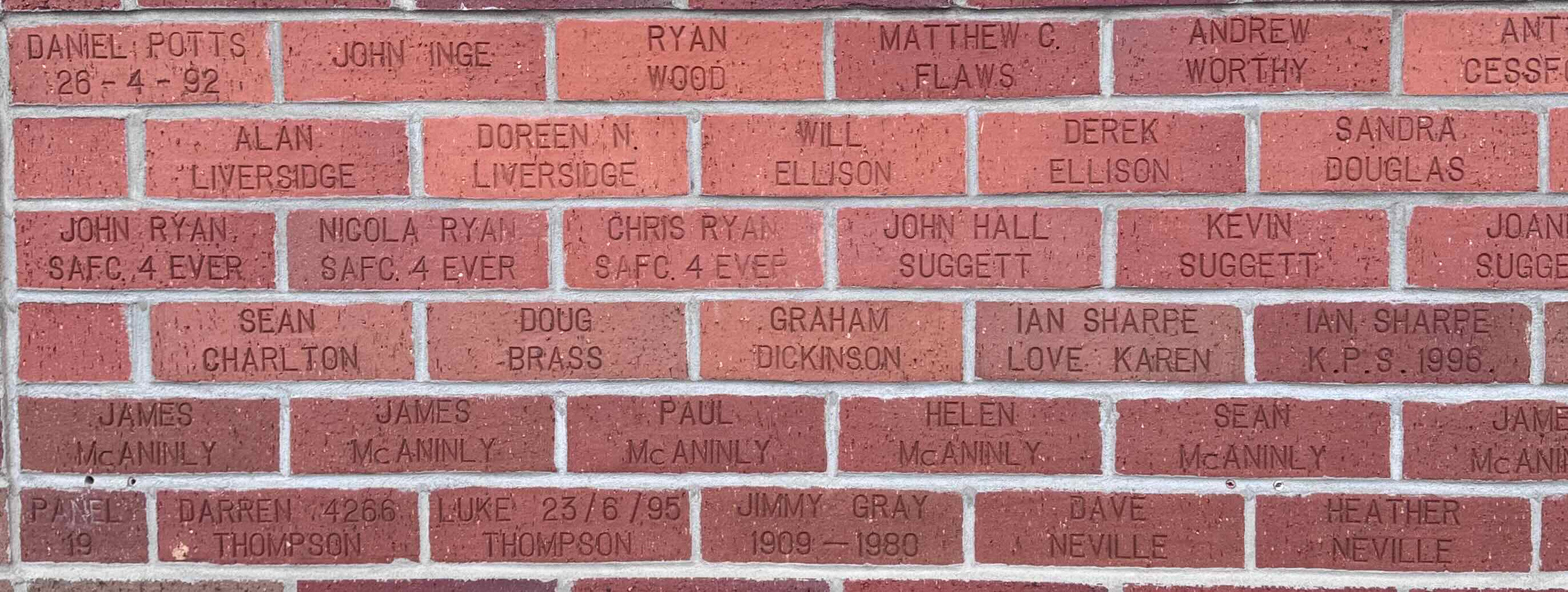 Image of brick for DOREEN N. LIVERSIDGE