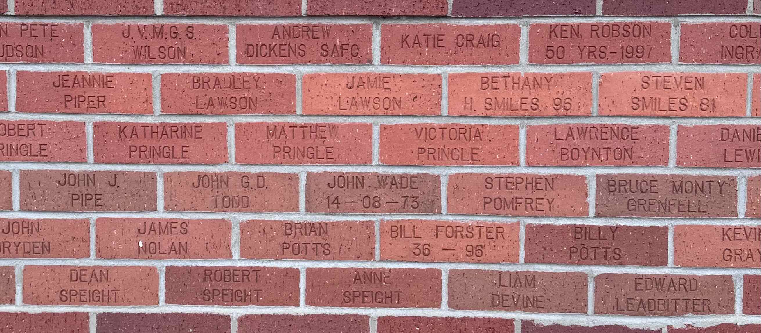 Image of brick for KEN ROBSON 50 YRS-1997