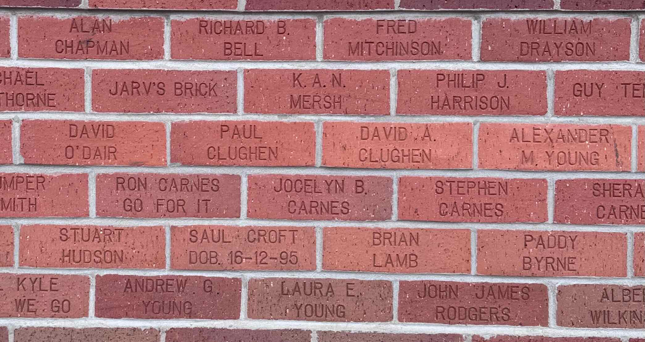 Image of brick for ALAN CHAPMAN