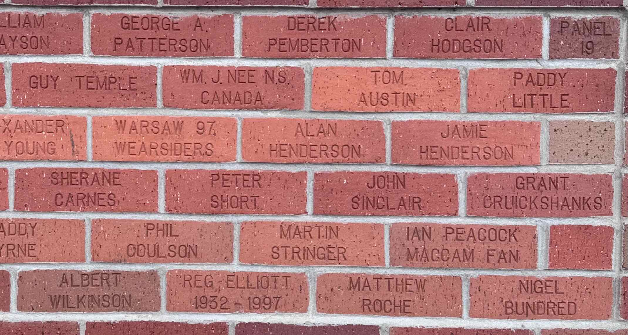 Image of brick for ALAN HENDERSON