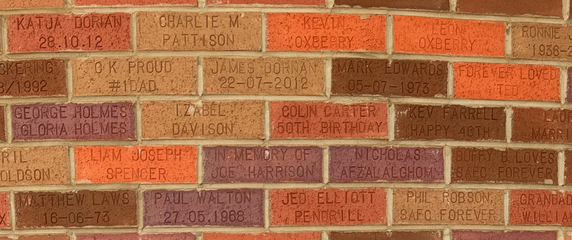 Image of brick for KEV FARRELL HAPPY 40TH