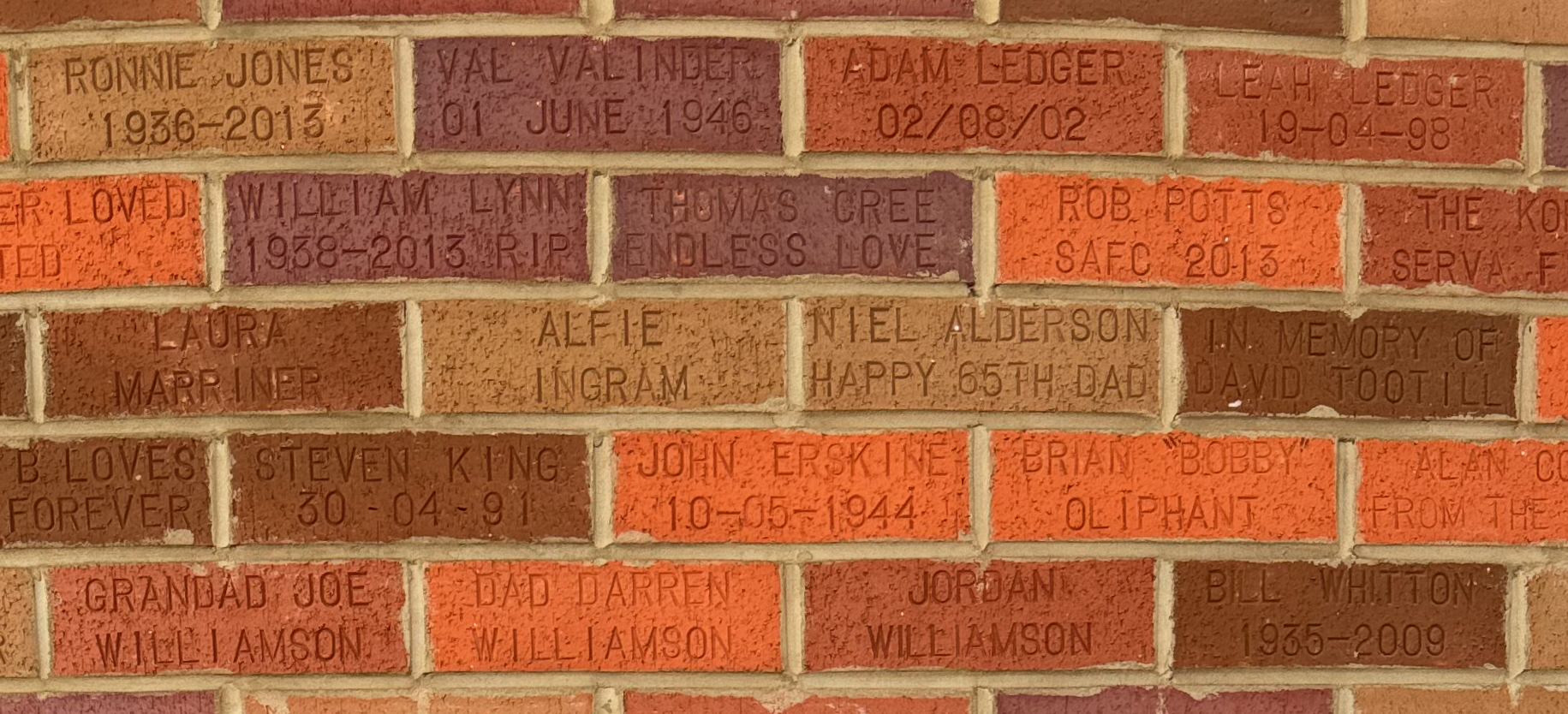 Image of brick for ALFIE INGRAM