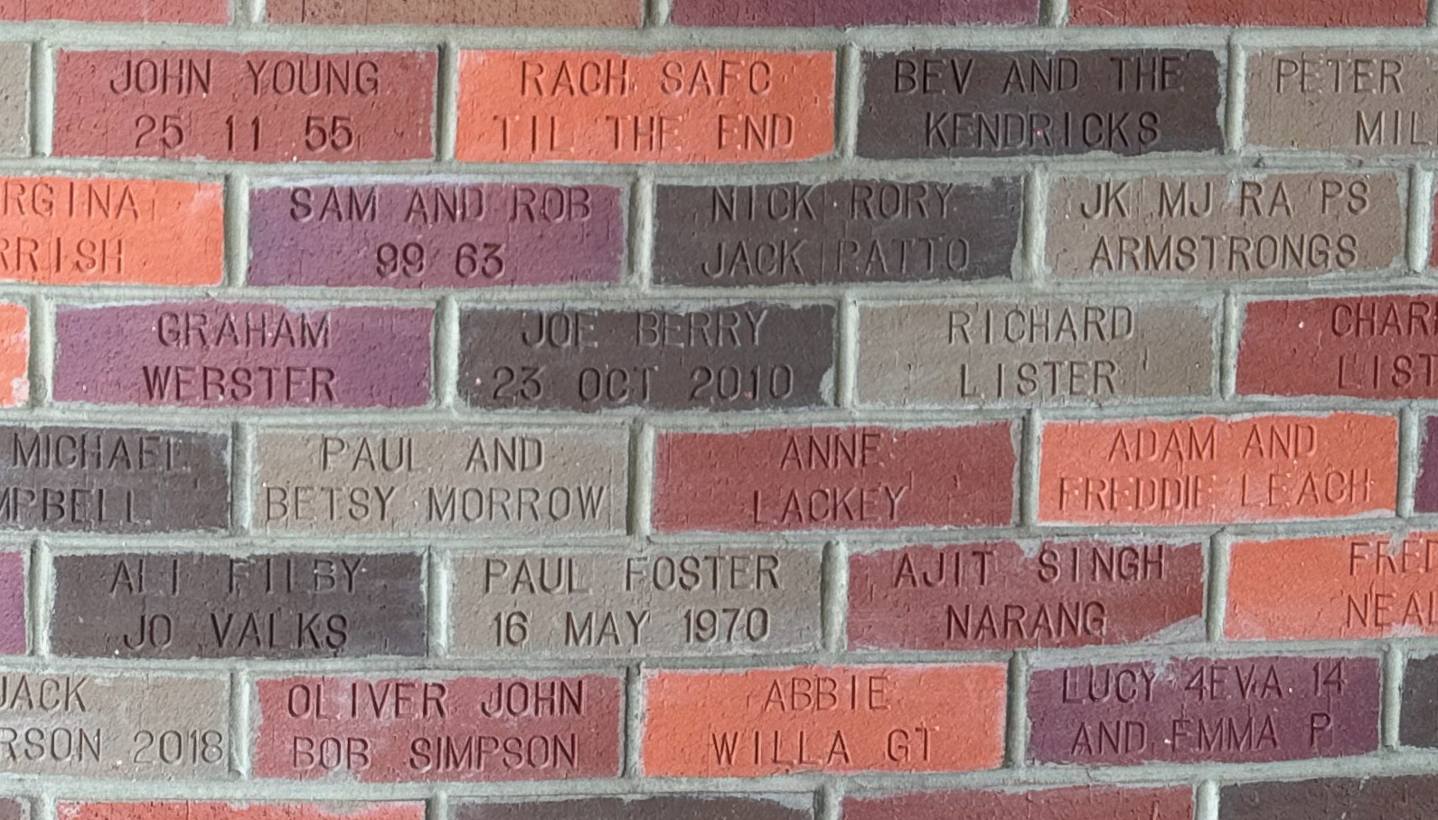Image of brick for JOHN YOUNG 25 11 55