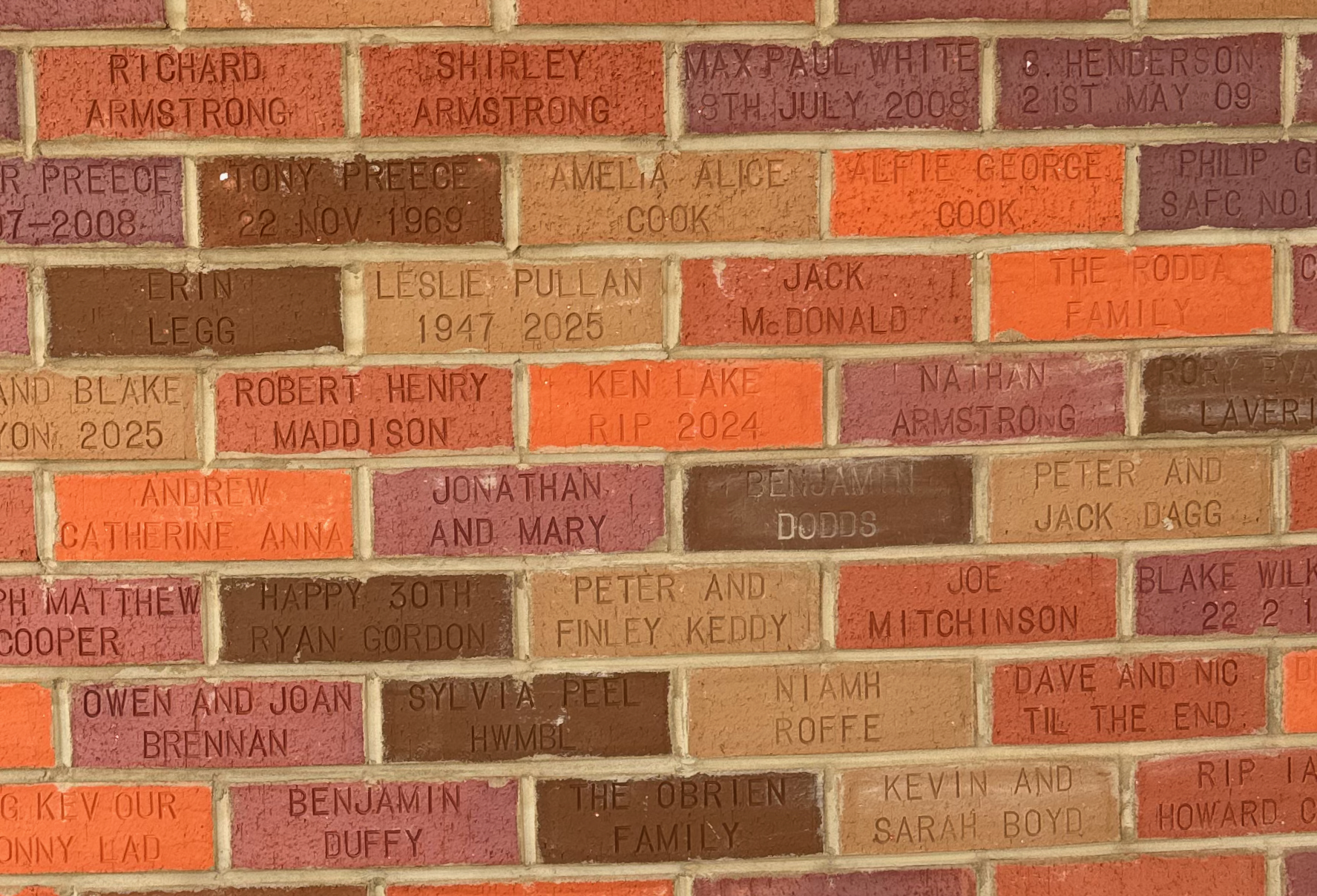 Image of brick for ANDREW CATHERINE ANNA