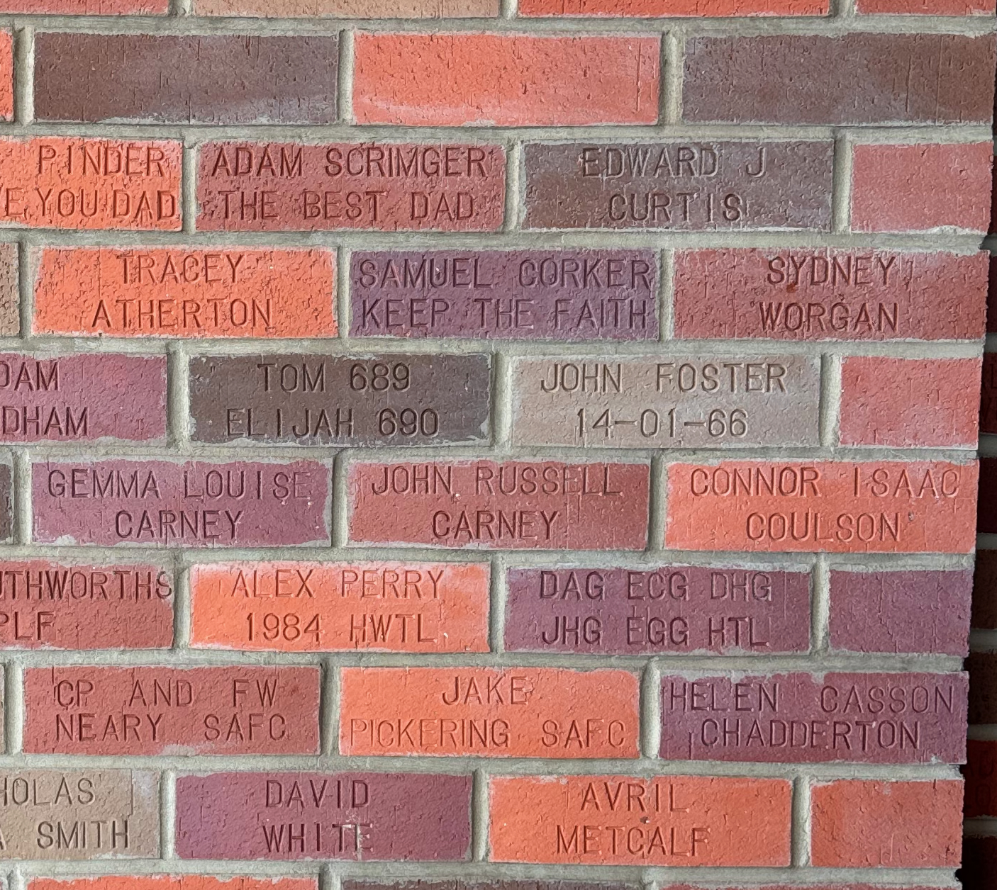 Image of brick for CONNOR ISAAC COULSON