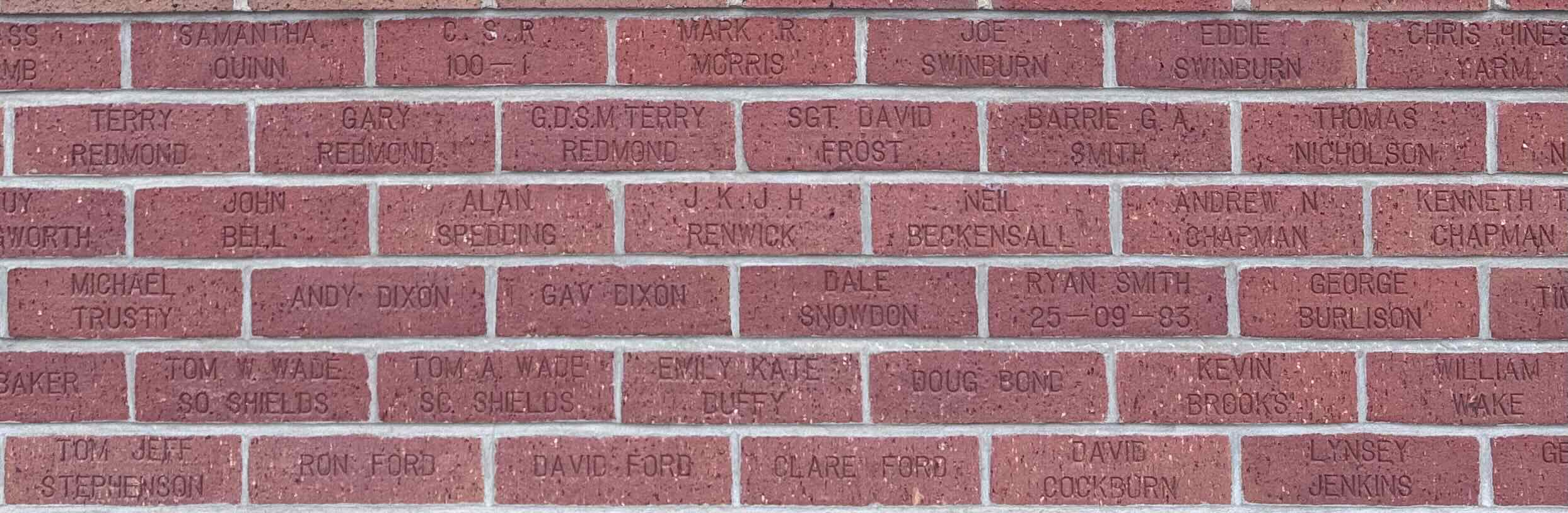 Image of brick for SGT DAVID FROST