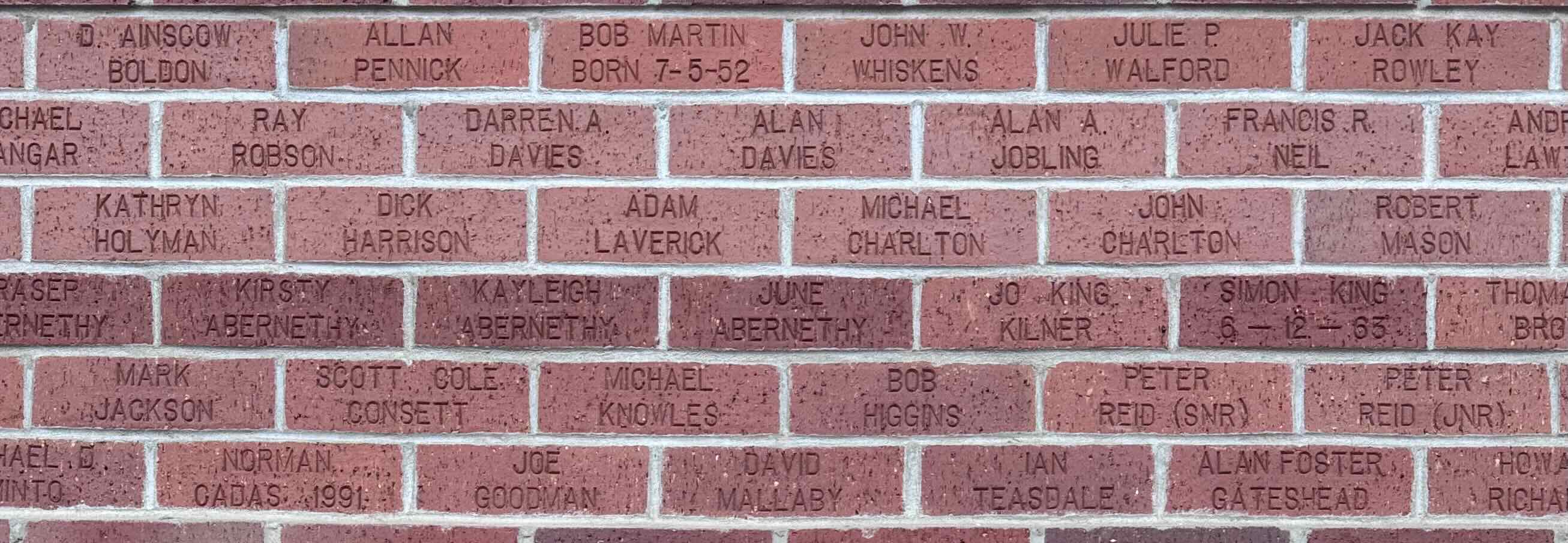 Image of brick for DARREN A. DAVIES