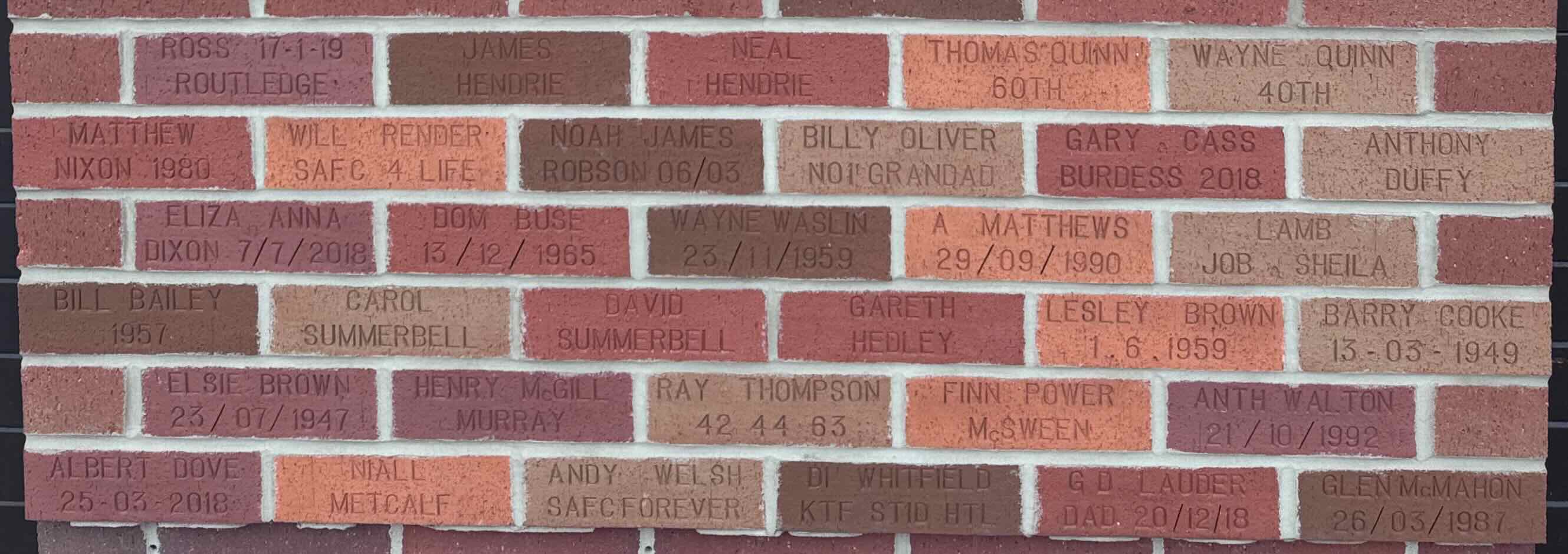 Image of brick for BARRY COOKE 13-03-1949