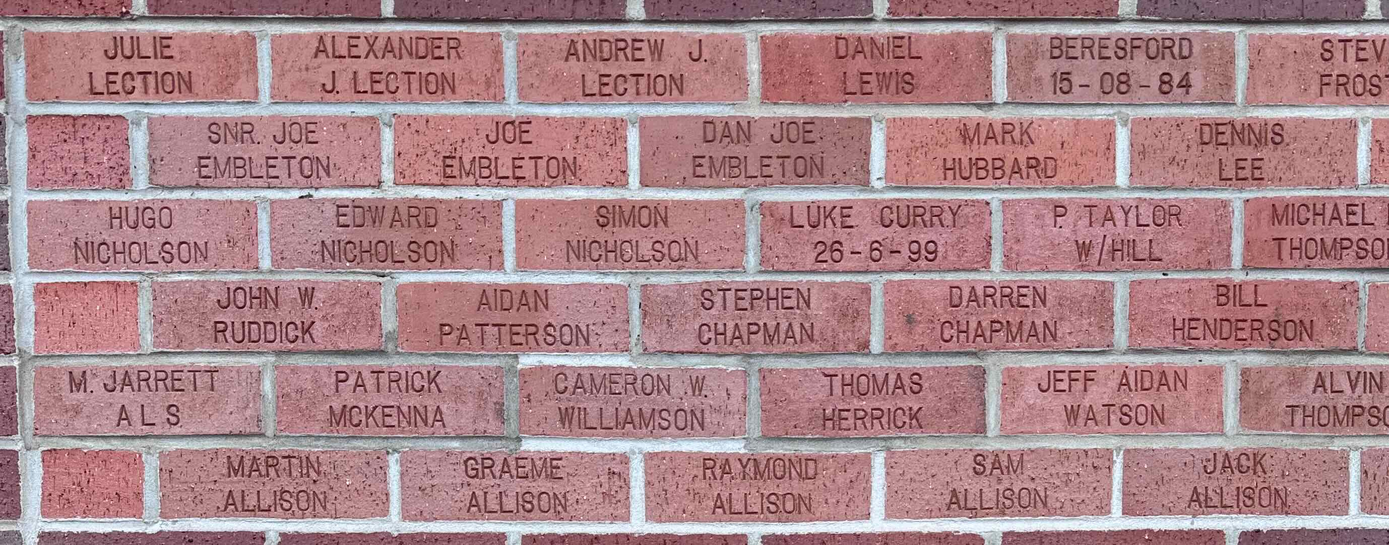 Image of brick for JOE EMBLETON
