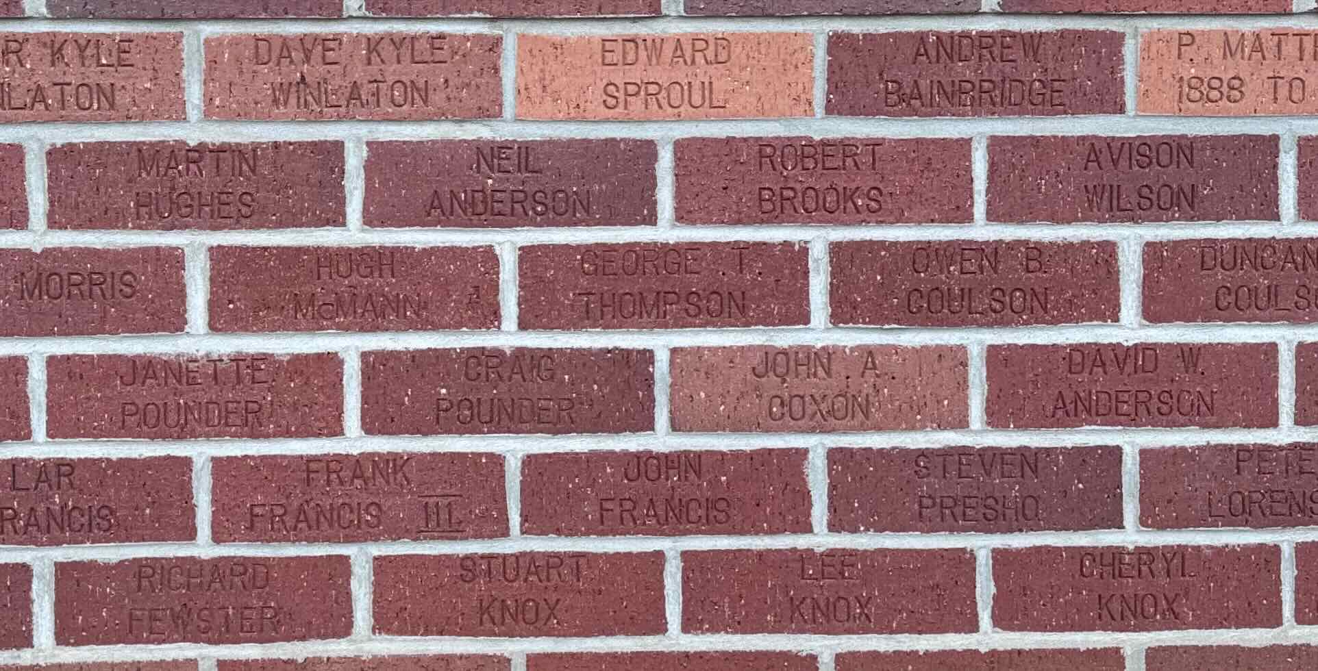 Image of brick for ANDREW BAINBRIDGE