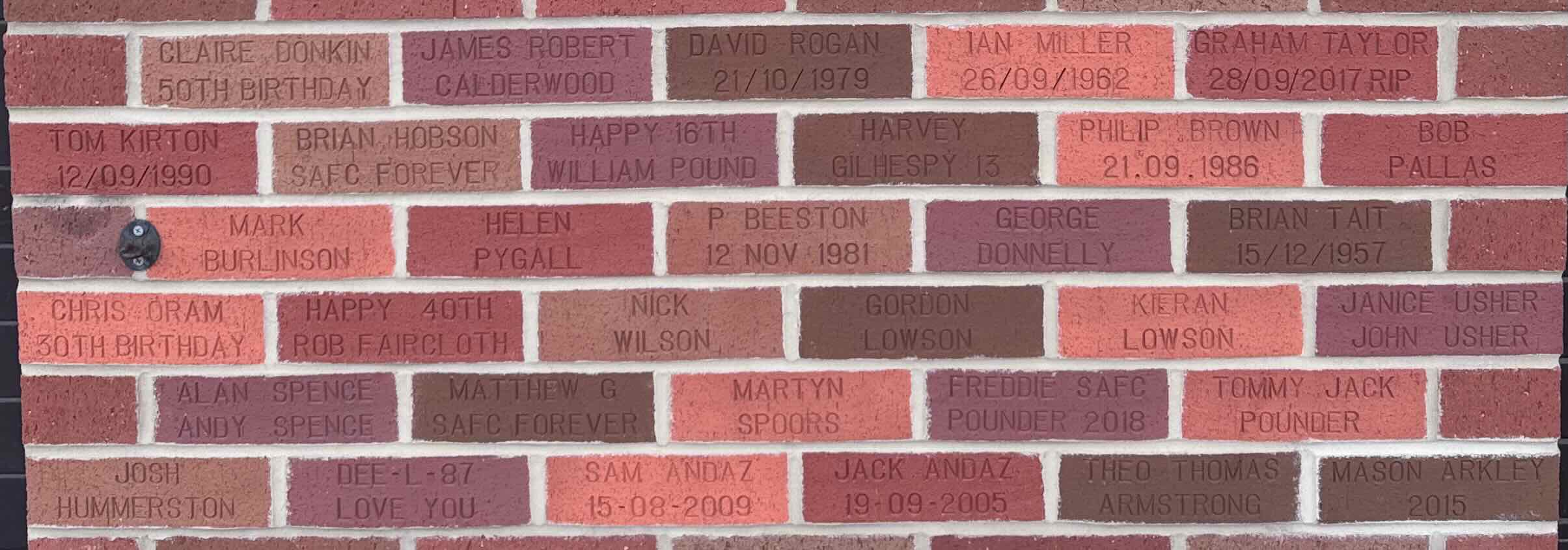 Image of brick for NICK WILSON