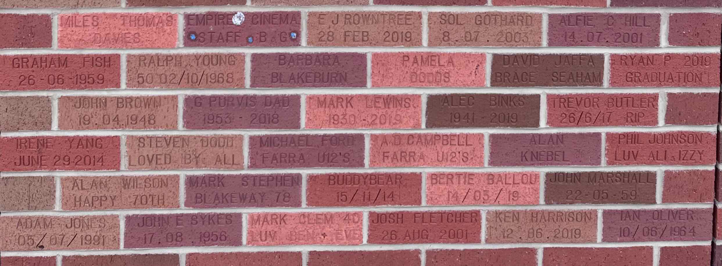 Image of brick for GRAHAM FISH 26-06-1959