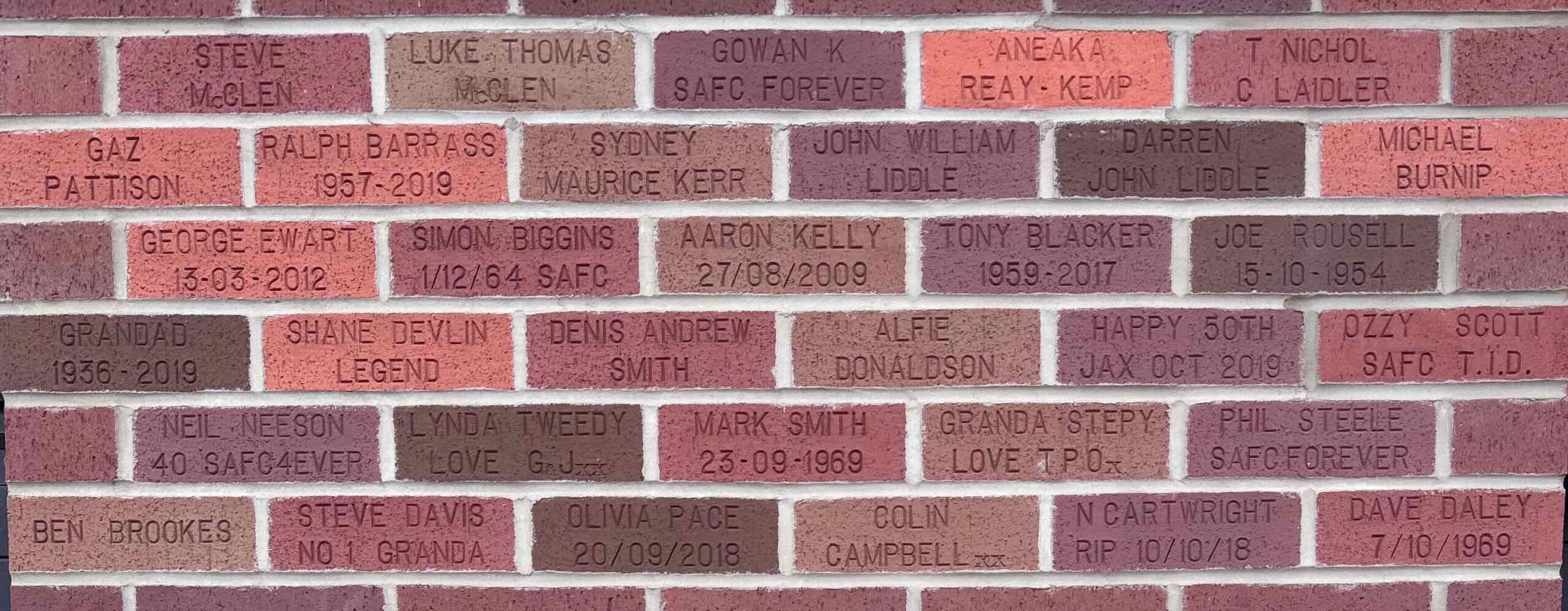 Image of brick for HAPPY 50TH JAX OCT 2019