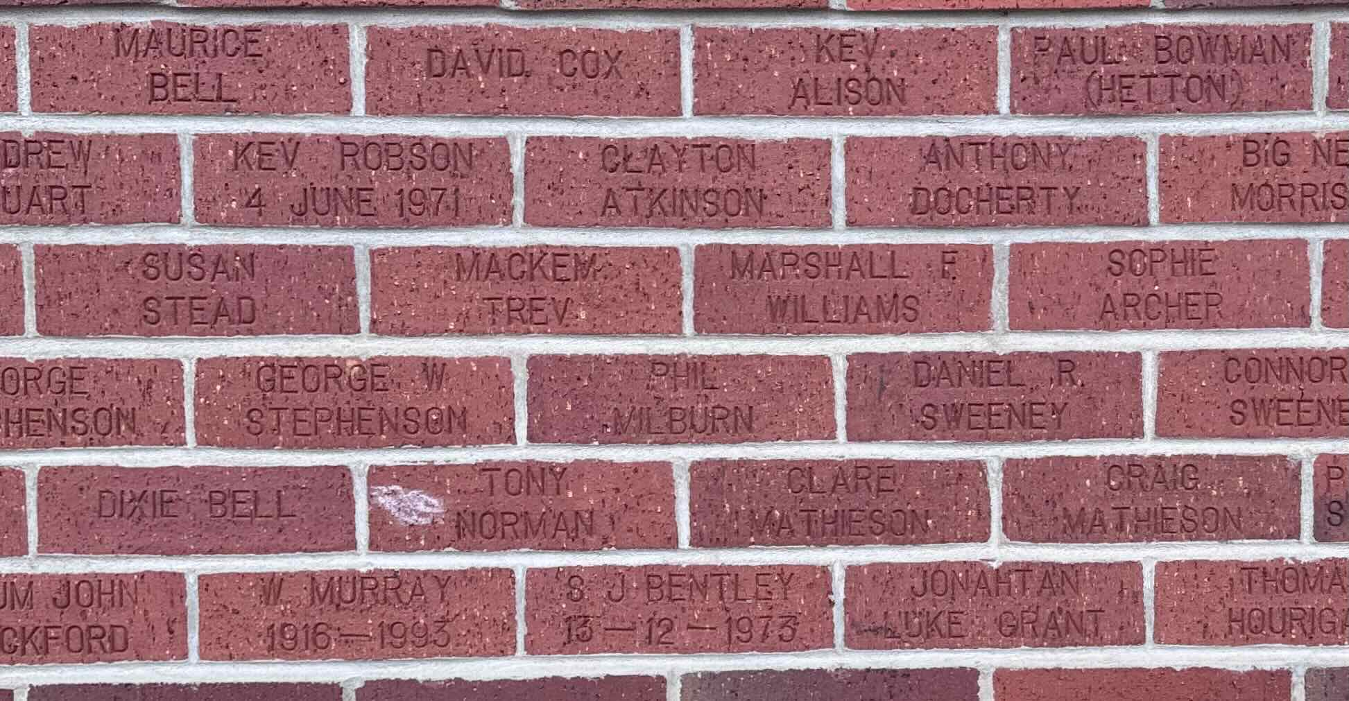 Image of brick for DAVID COX