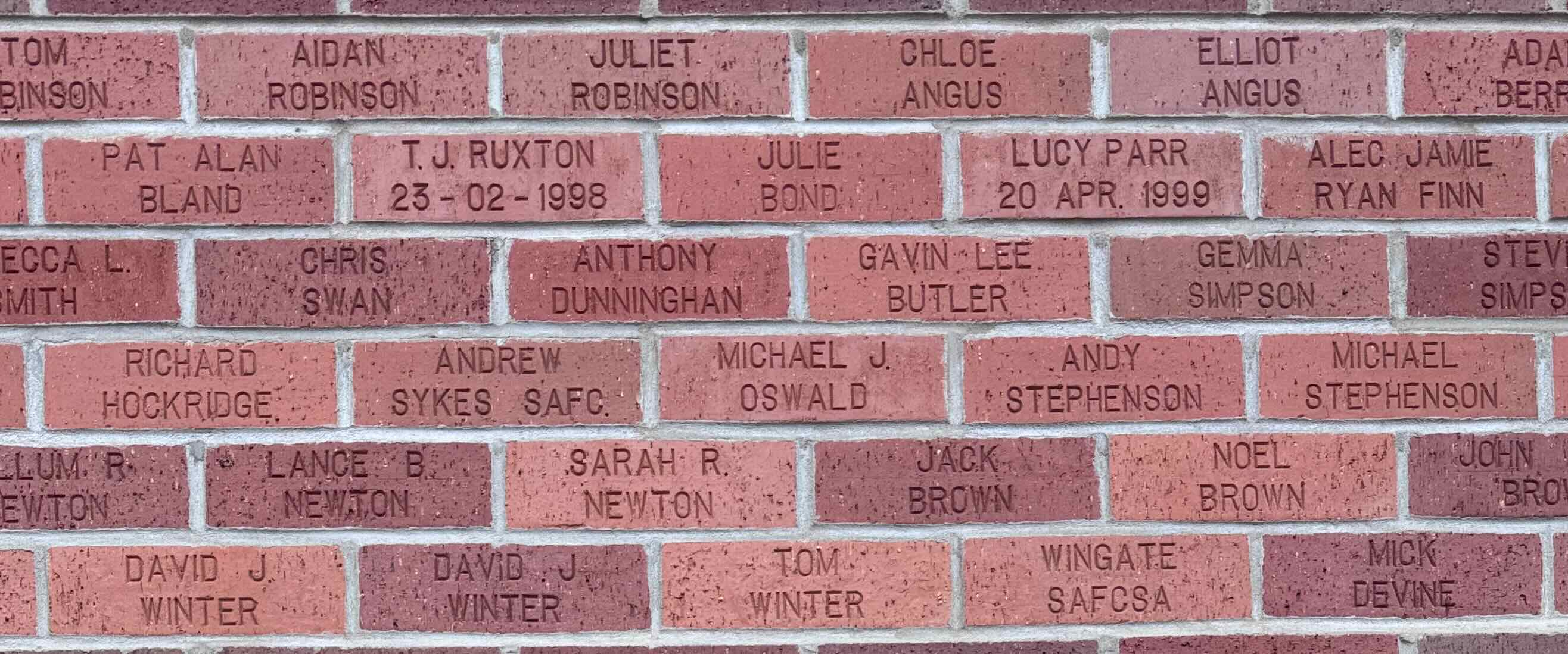 Image of brick for PAT A. BLAND