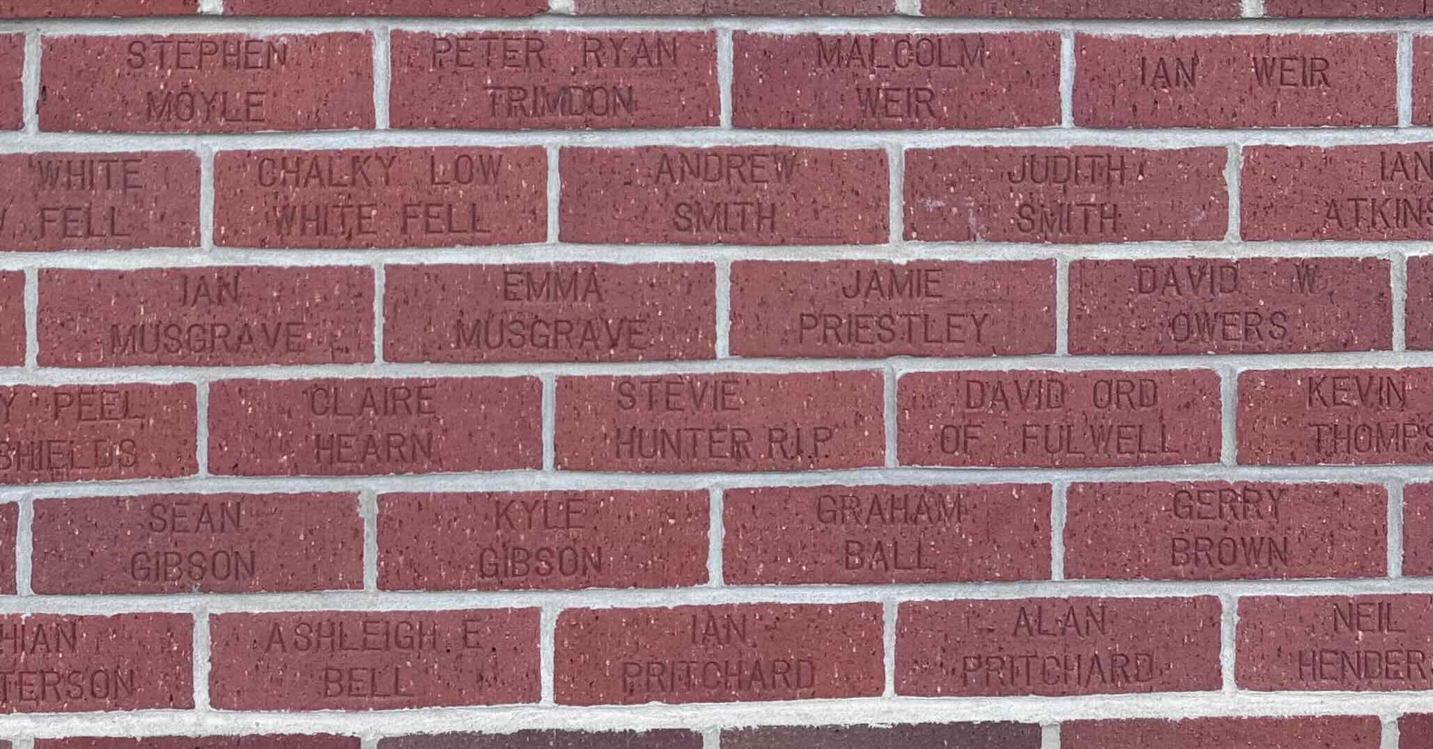 Image of brick for STEVIE HUNTER R.I.P.
