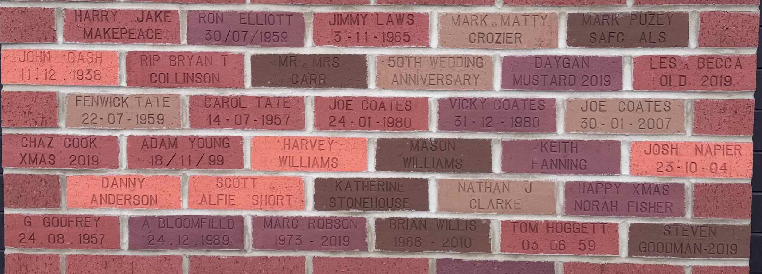 Image of brick for MR & MRS CARR