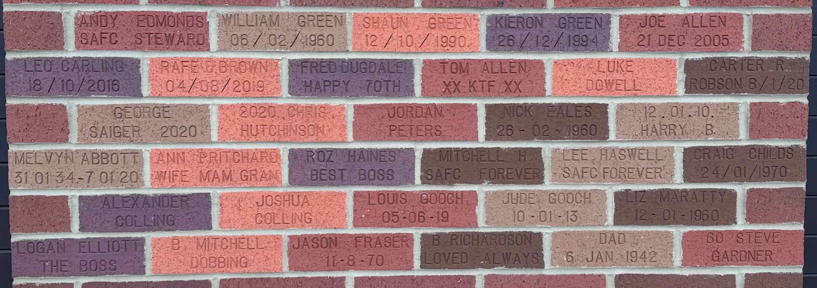Image of brick for LEO CARLING 18/10/2016