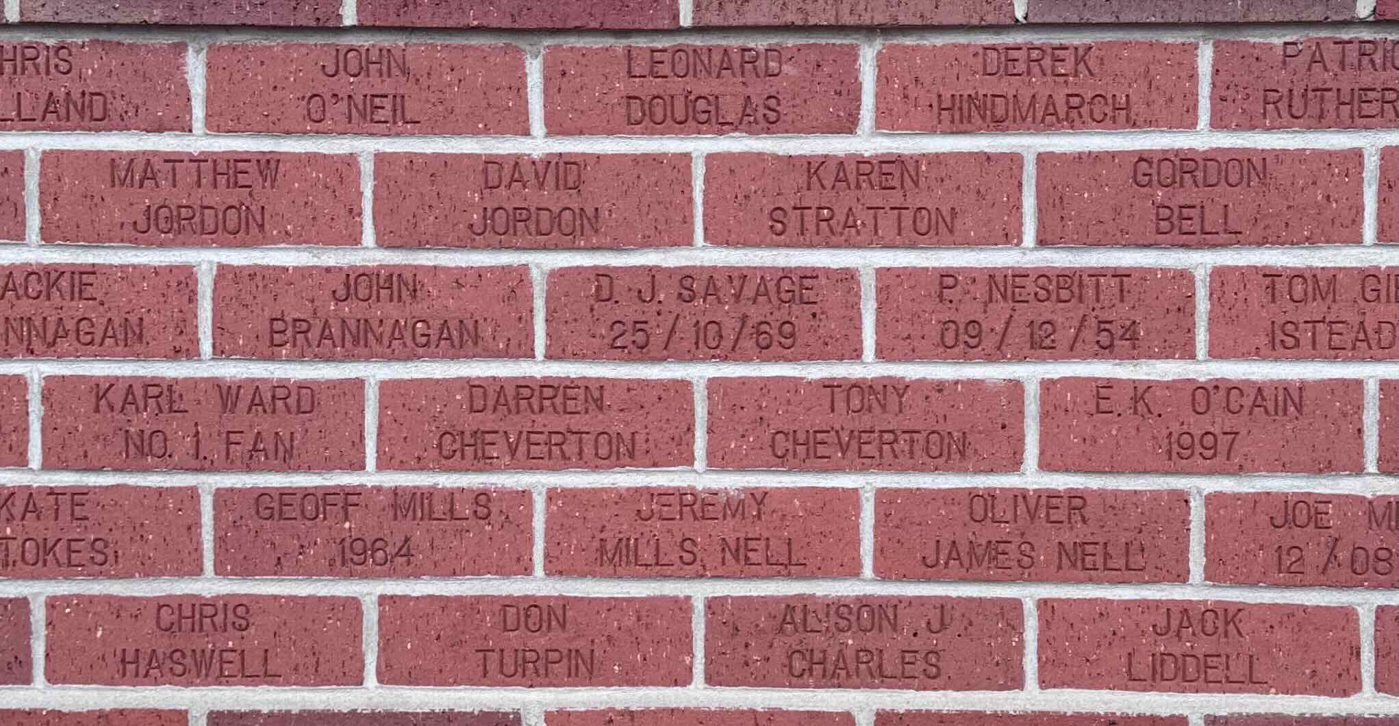 Image of brick for JEREMY MILLS NELL