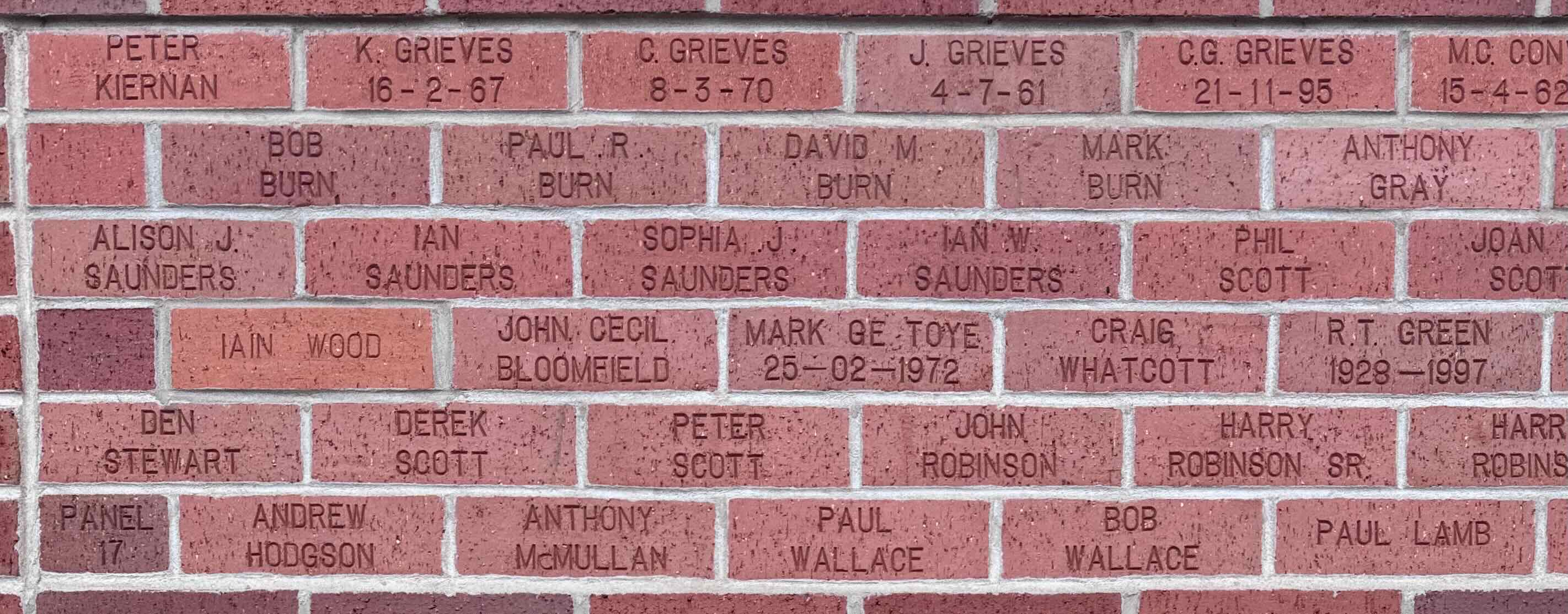 Image of brick for PAUL R. BURN