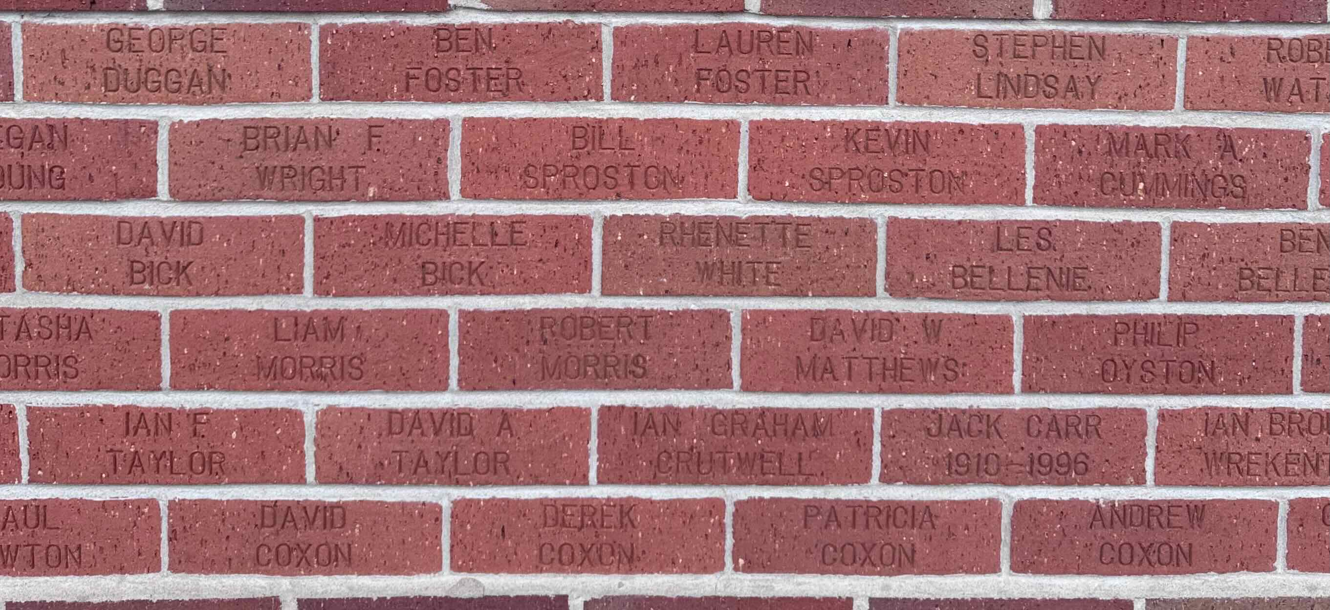 Image of brick for BRIAN F. WRIGHT