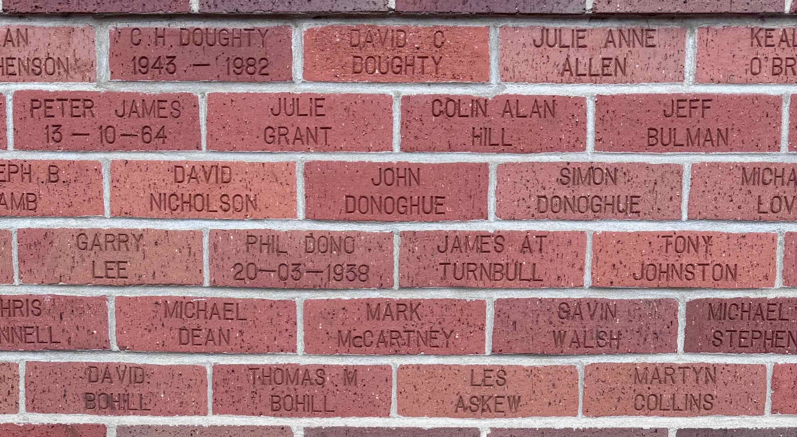 Image of brick for DAVID C DOUGHTY