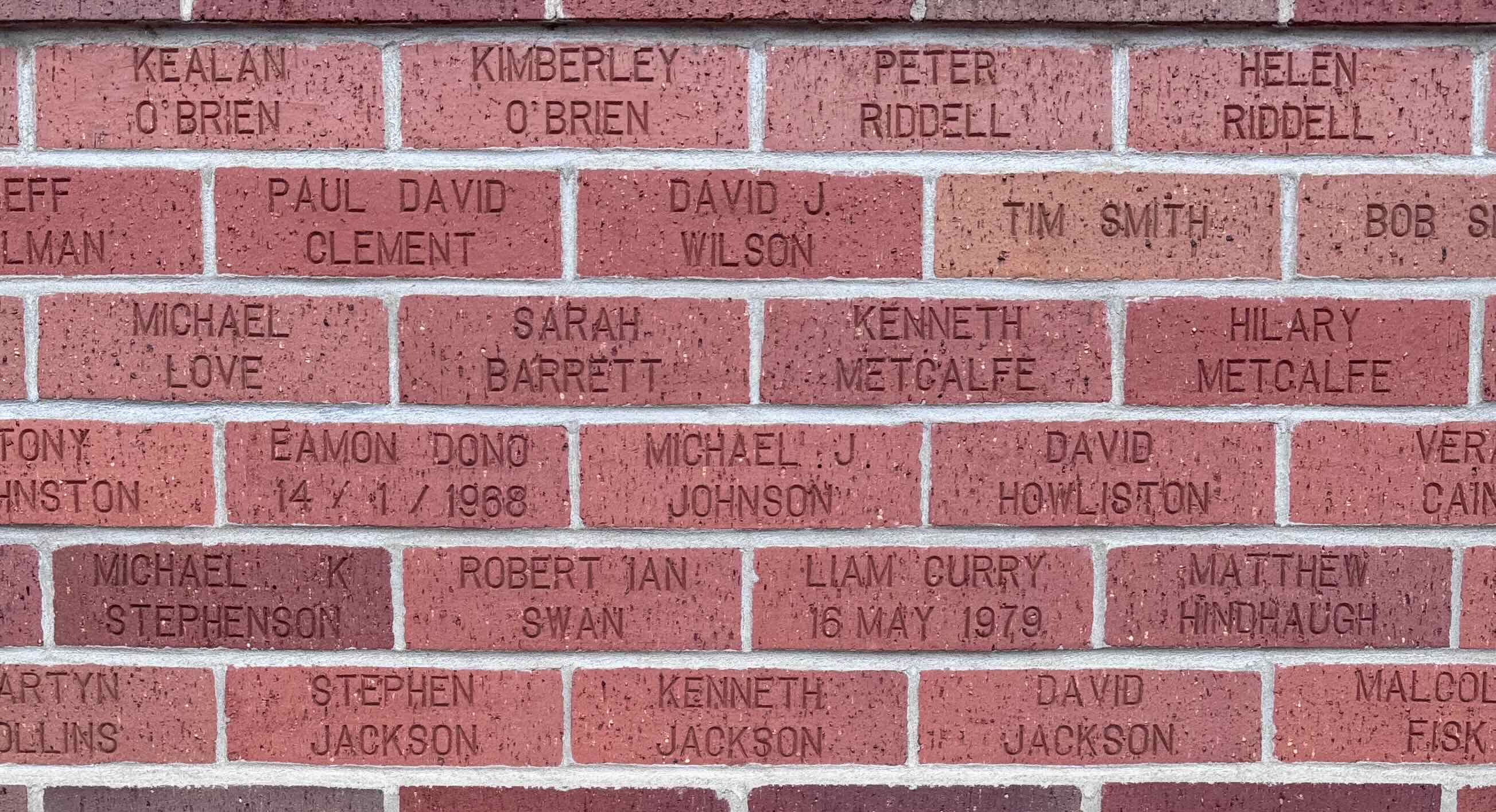 Image of brick for KEALAN O'BRIEN