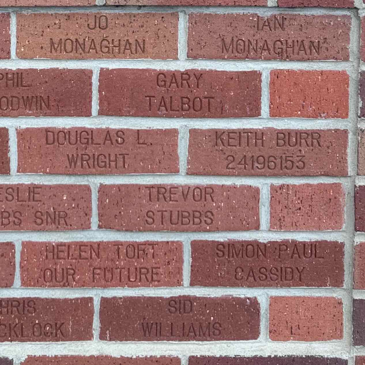 Image of brick for IAN MONAGHAN