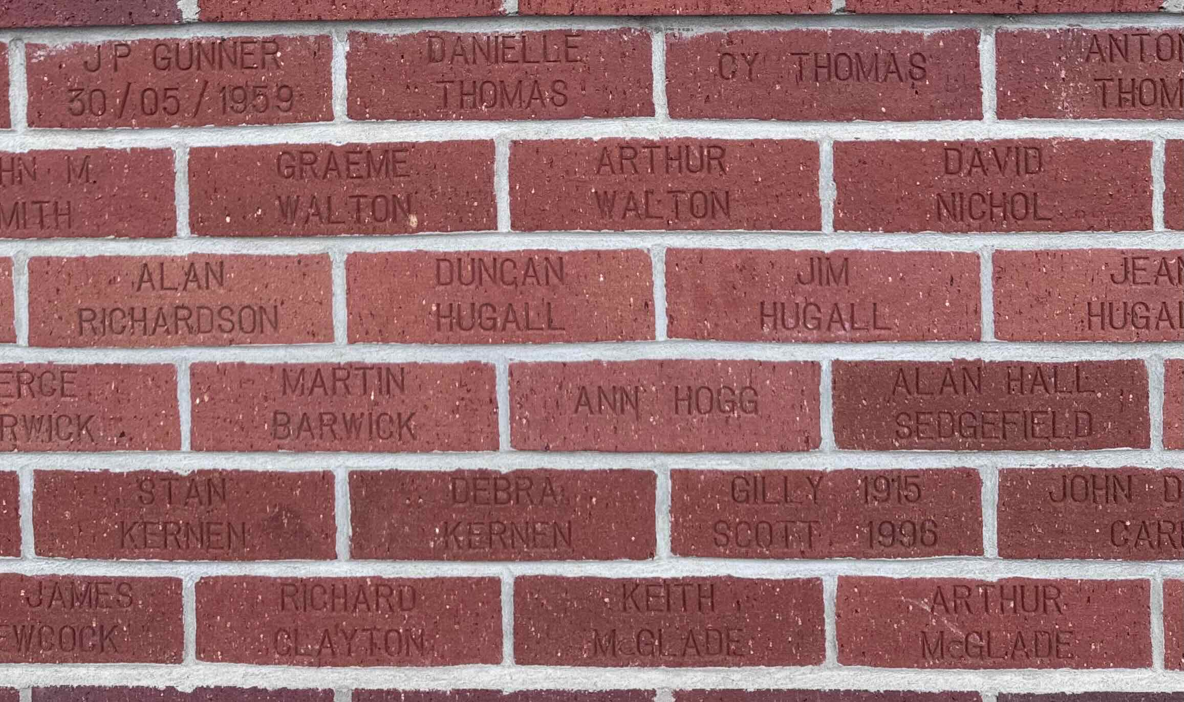 Image of brick for JIM HUGALL