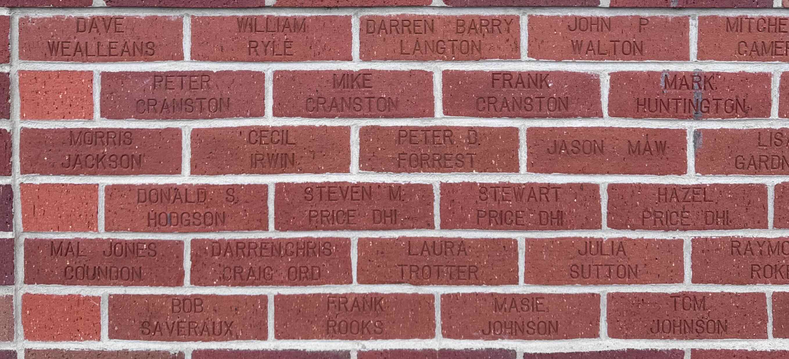 Image of brick for FRANK CRANSTON