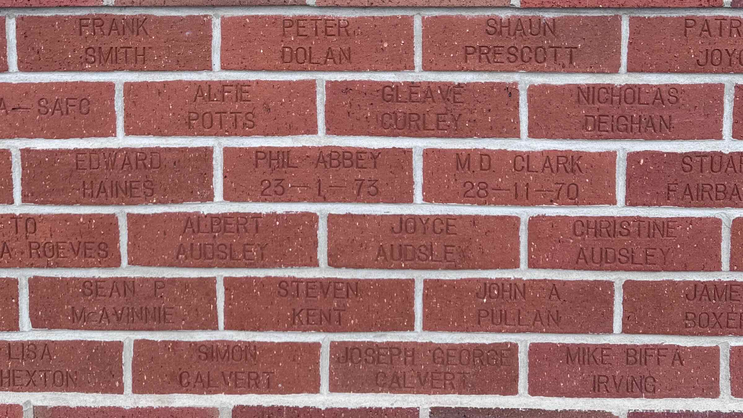 Image of brick for PETER DOLAN