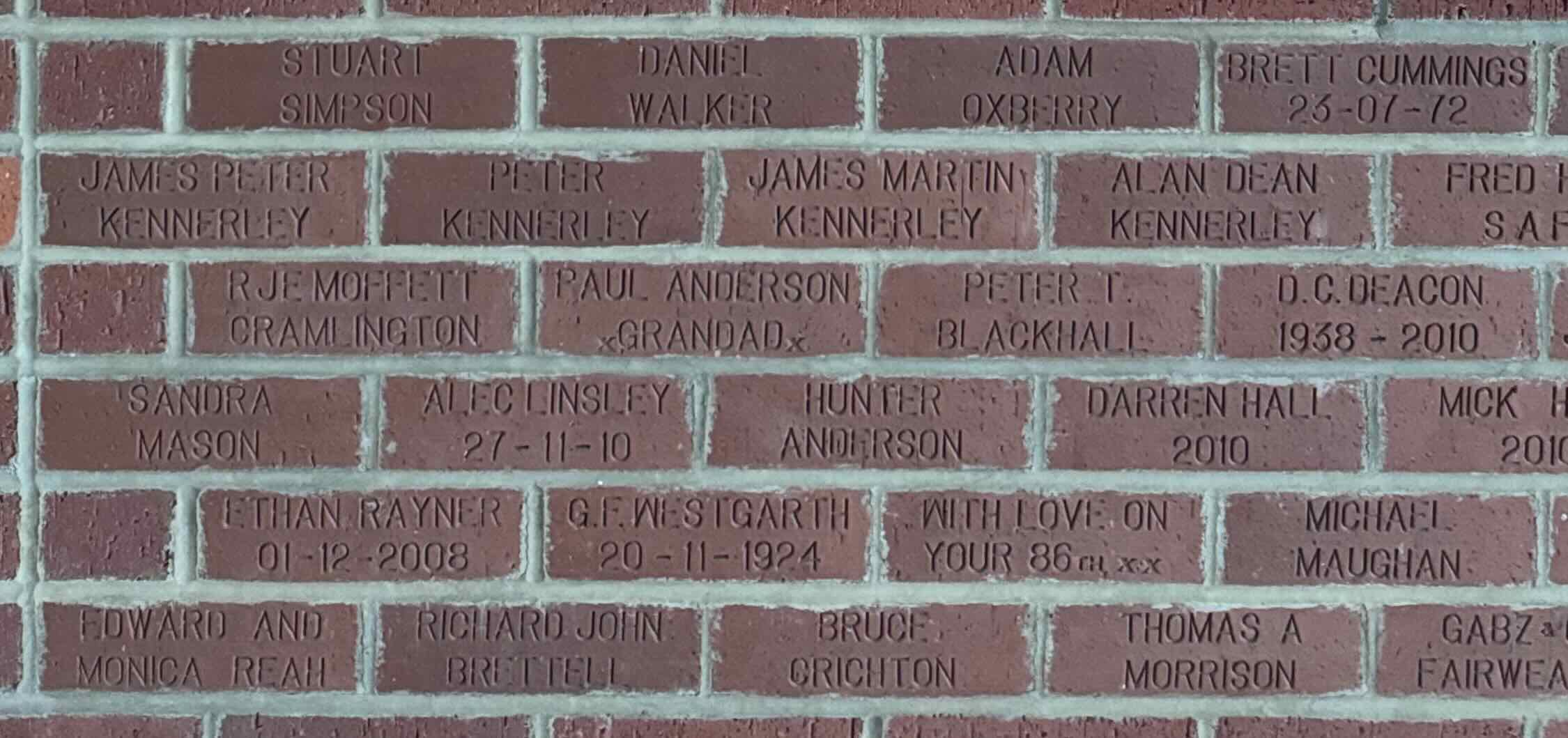 Image of brick for PETER KENNERLEY
